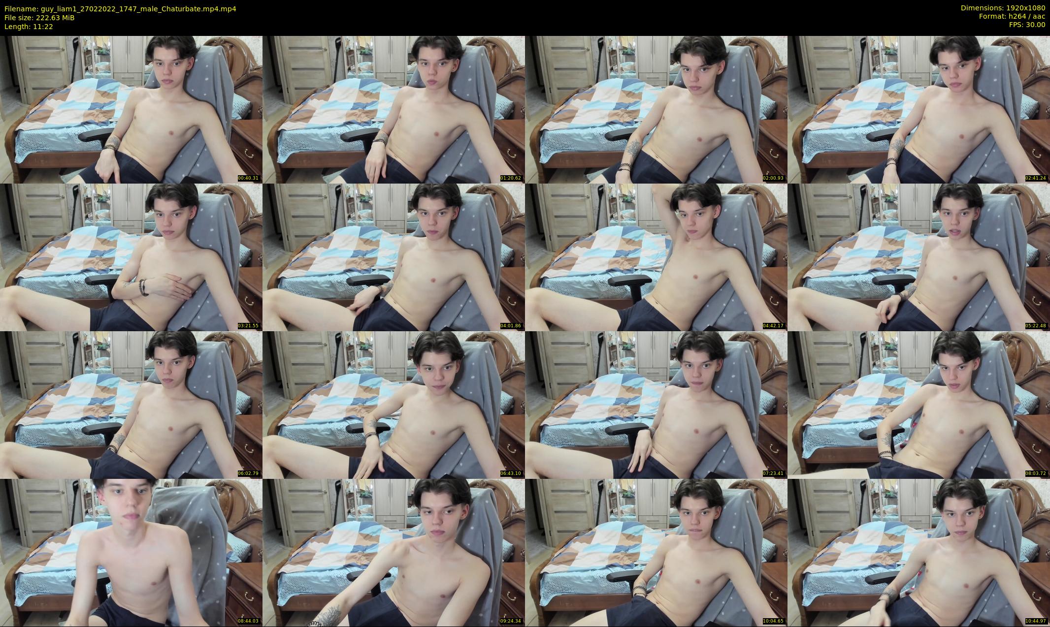 guy_liam1 — 12 minute Chaturbate male cam show recording, 1080p, Feb 27, 2022