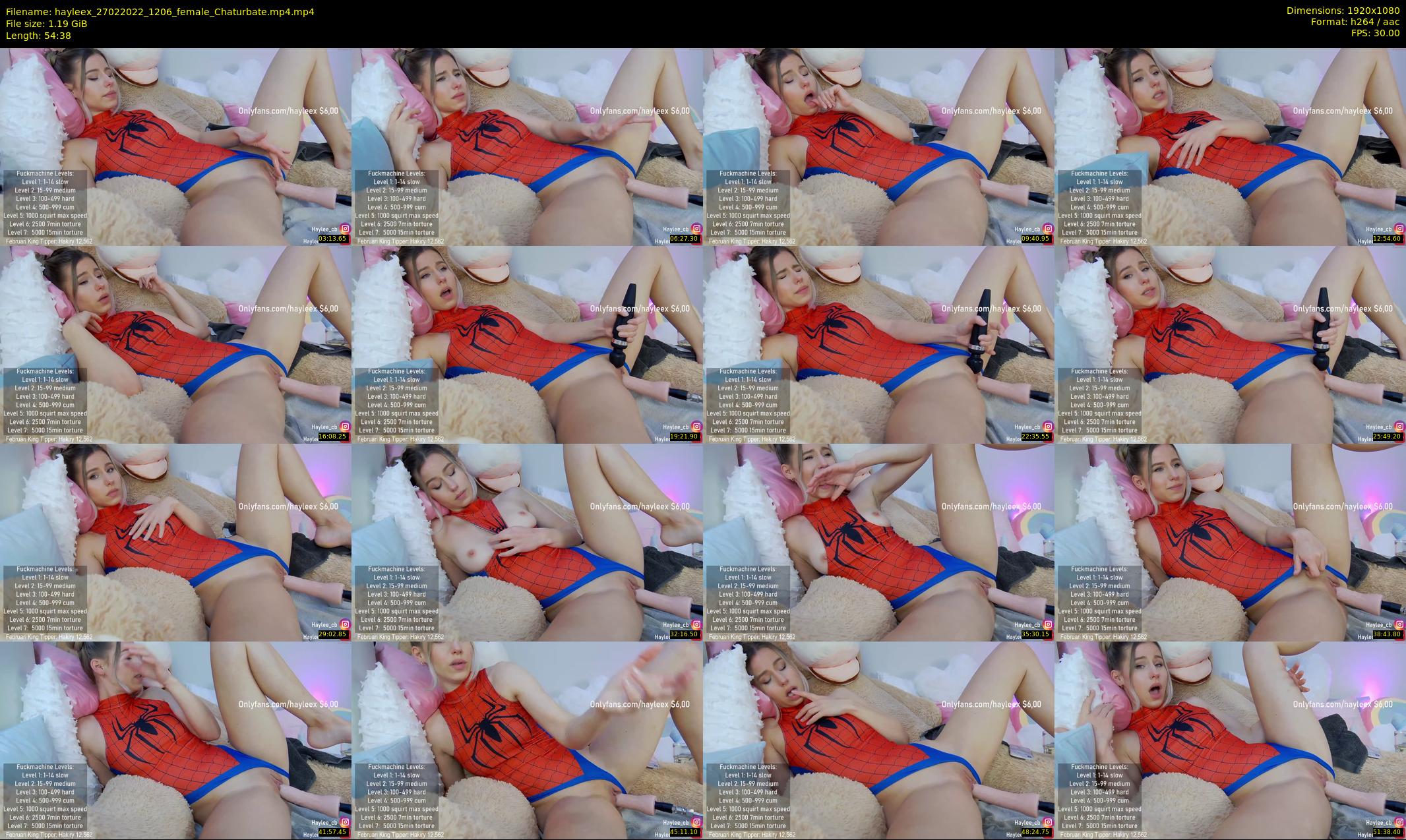 hayleex — 55 minute Chaturbate female cam show recording, 1080p, Feb 27, 2022