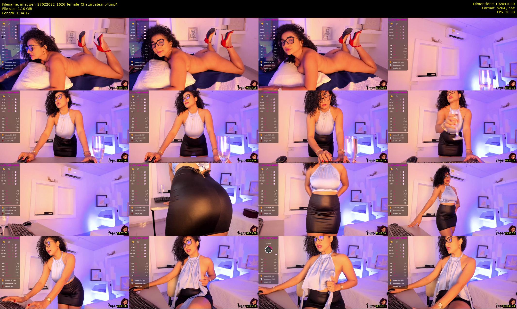 imacwen — 65 minute Chaturbate female cam show recording, 1080p, Feb 27, 2022