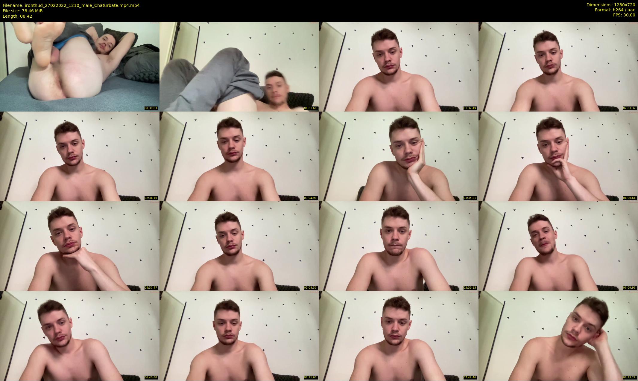 ironthud — 9 minute Chaturbate male cam show recording, 720p, Feb 27, 2022
