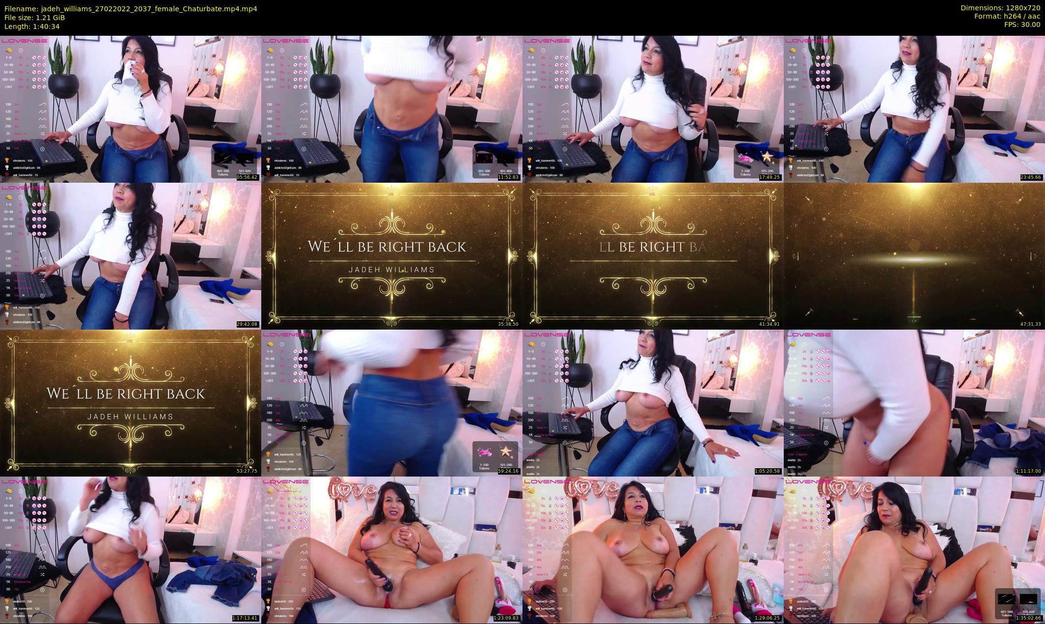 jadeh_williams — 101 minute Chaturbate female cam show recording, 720p, Feb 27, 2022