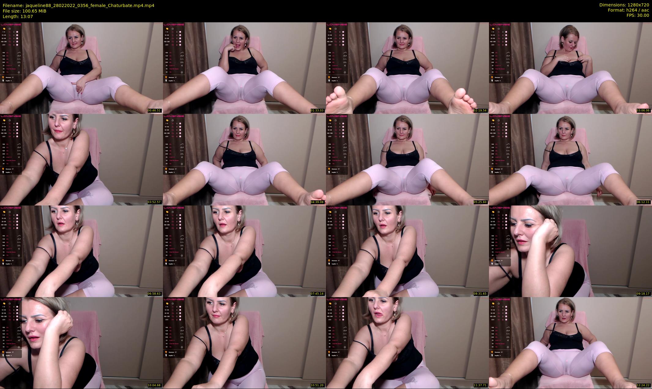 jaqueline88 — 14 minute Chaturbate female cam show recording, 720p, Feb 28, 2022
