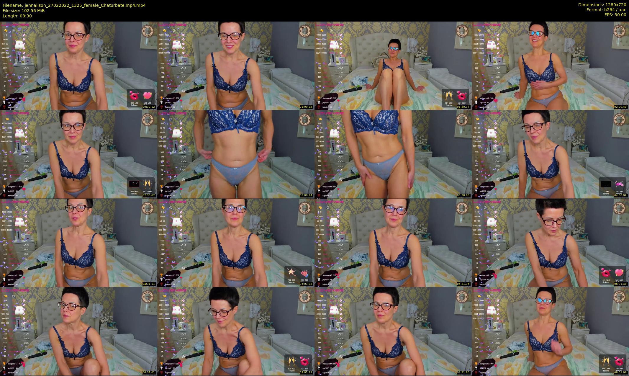 jennalison — 9 minute Chaturbate female cam show recording, 720p, Feb 27, 2022