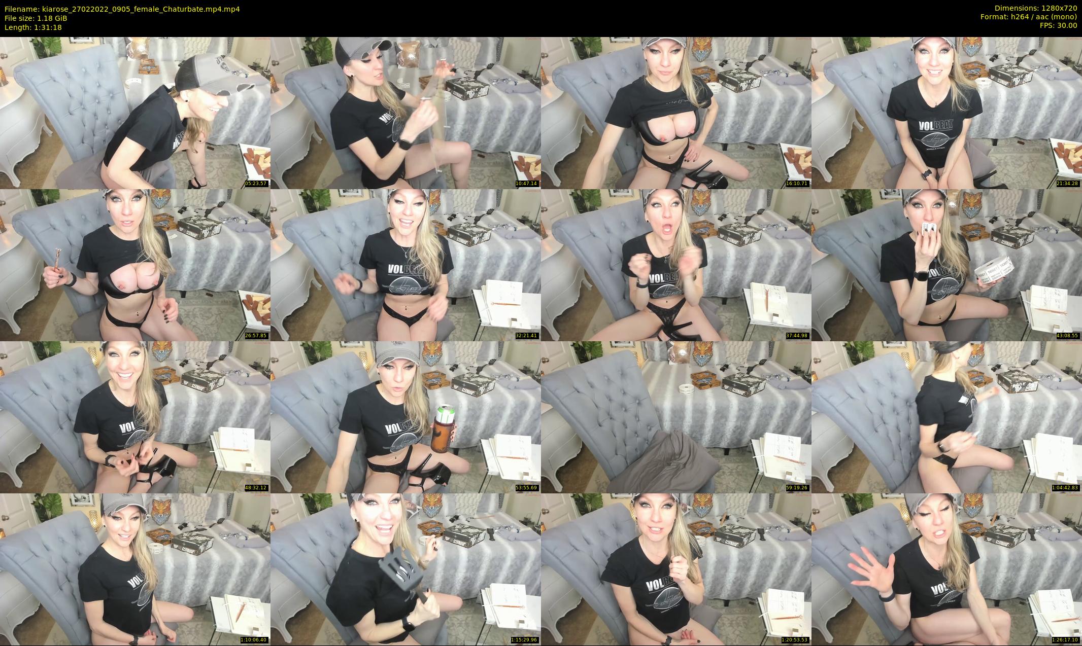 kiarose — 92 minute Chaturbate female cam show recording, 720p, Feb 27, 2022