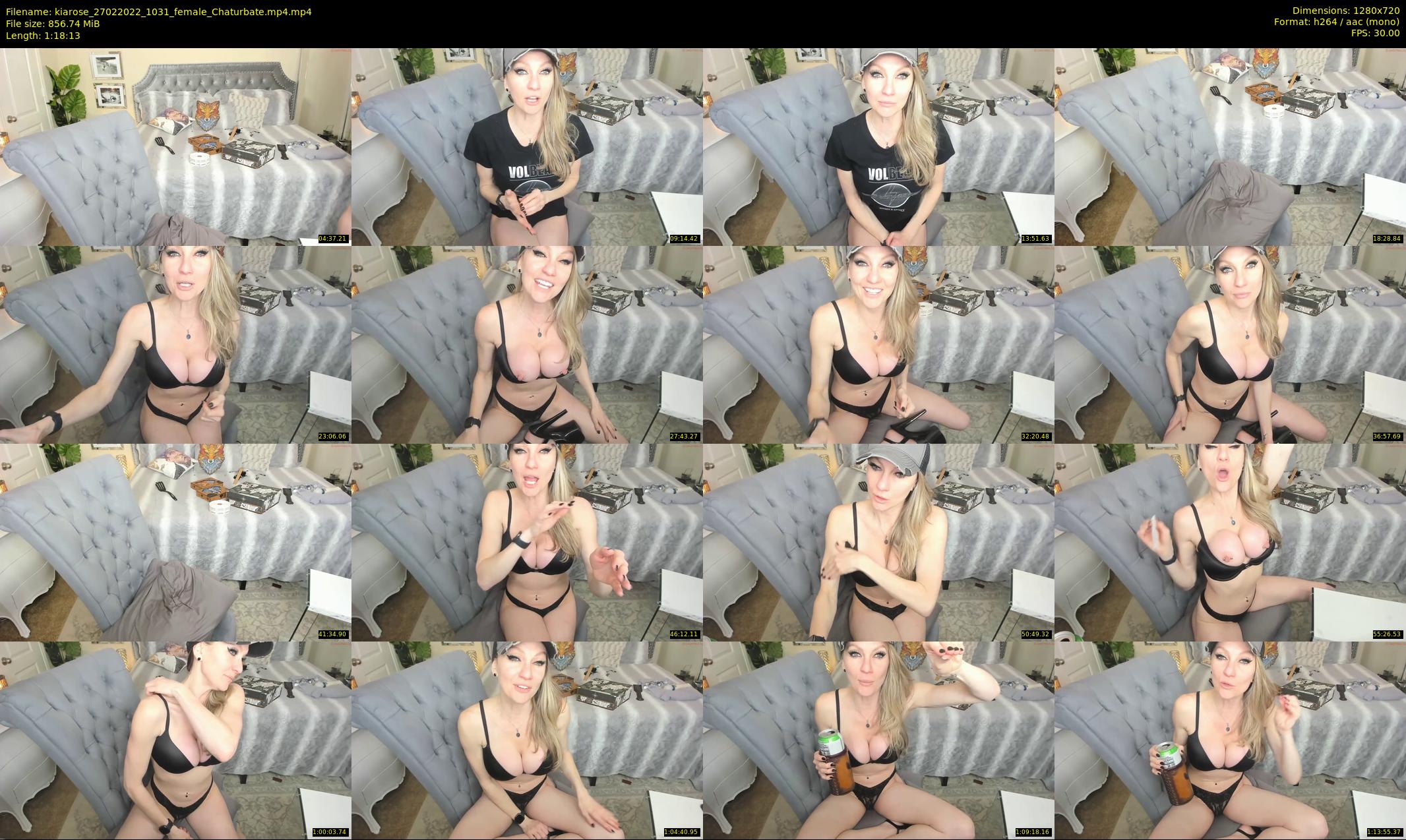 kiarose — 79 minute Chaturbate female cam show recording, 720p, Feb 27, 2022