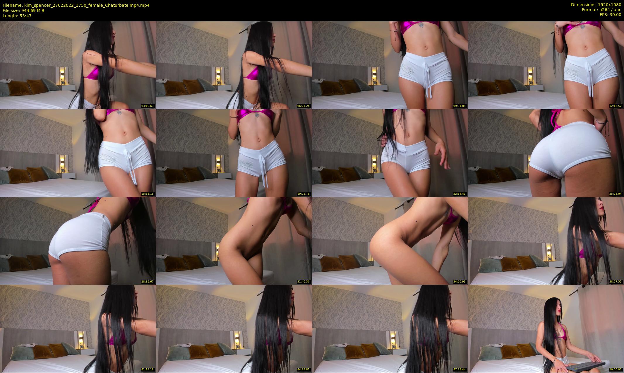 kim_spencer — 54 minute Chaturbate female cam show recording, 1080p, Feb 27, 2022