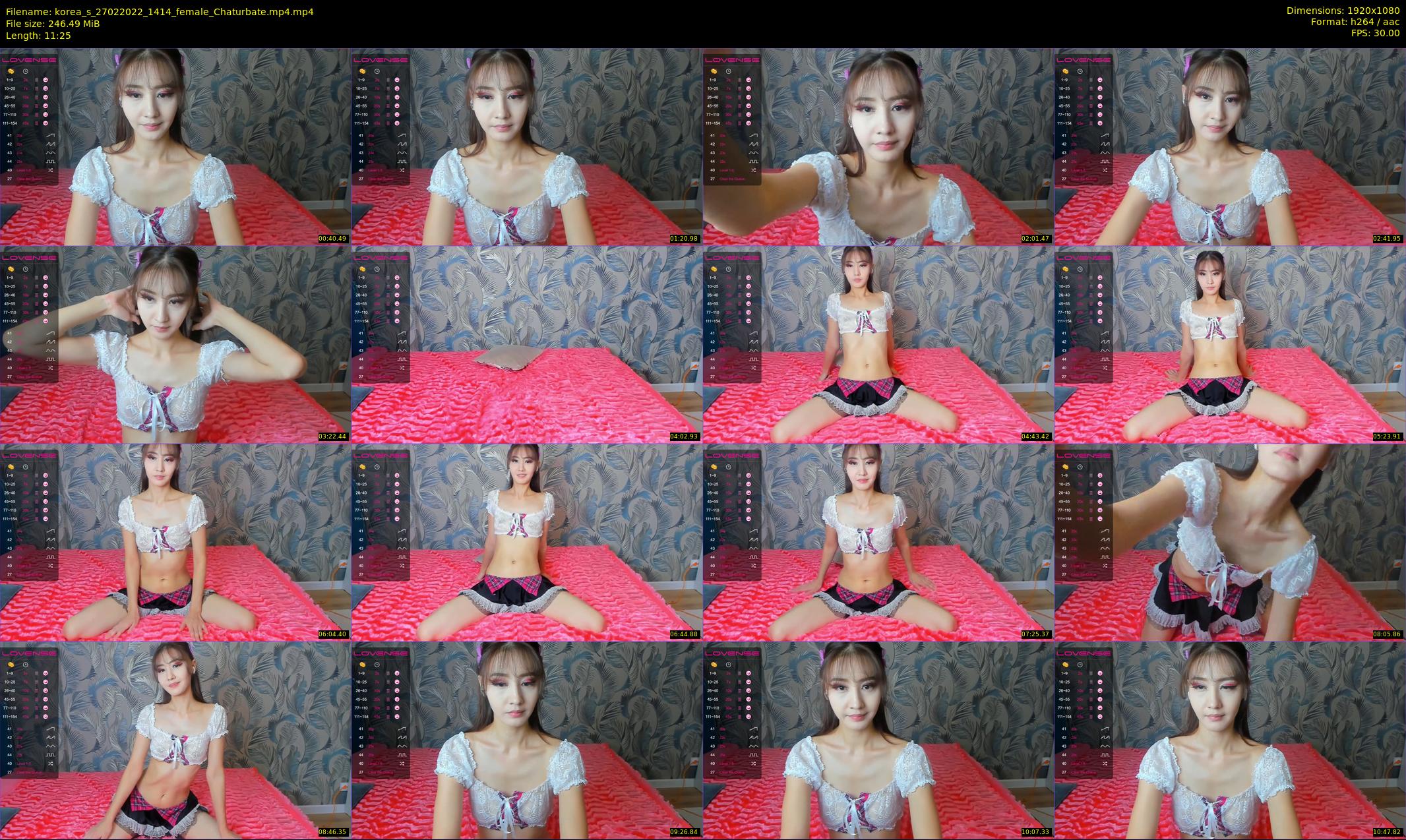 korea_s — 12 minute Chaturbate female cam show recording, 1080p, Feb 27, 2022