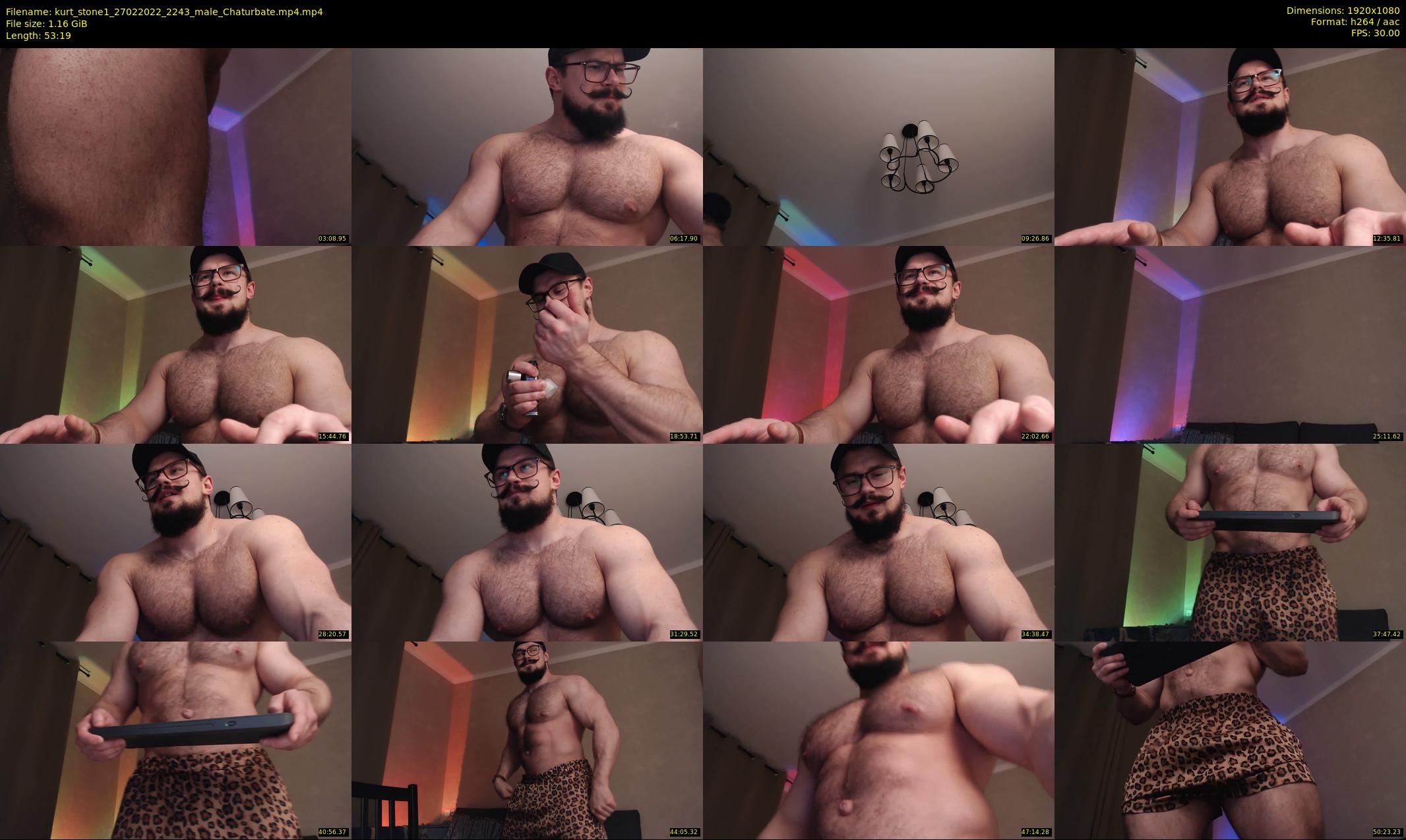 kurt_stone1 — 54 minute Chaturbate male cam show recording, 1080p, Feb 27, 2022