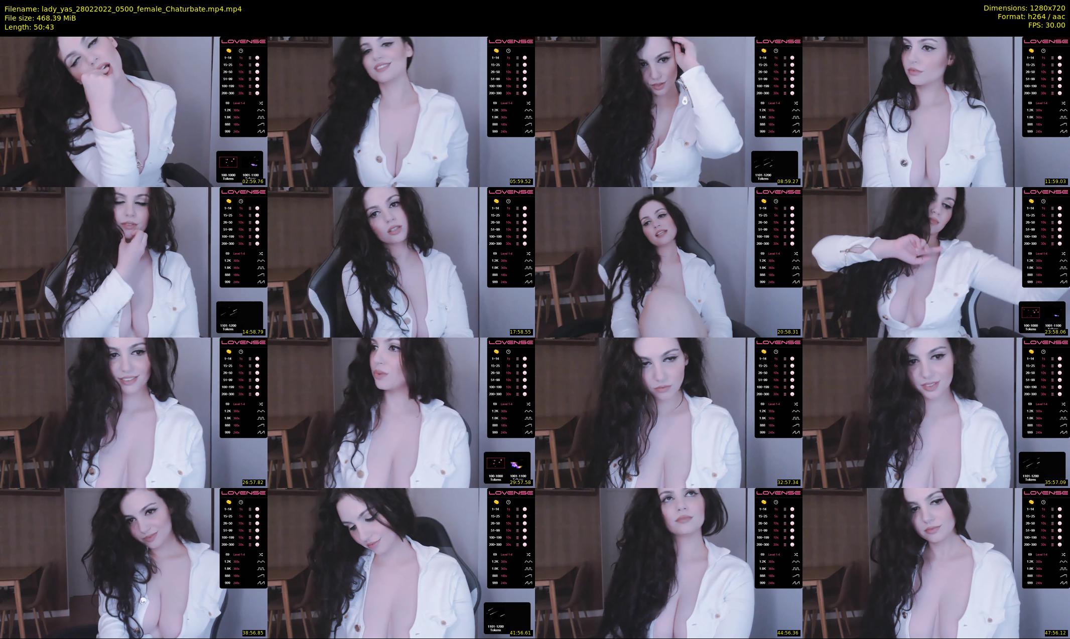lady_yas — 51 minute Chaturbate female cam show recording, 720p, Feb 28, 2022