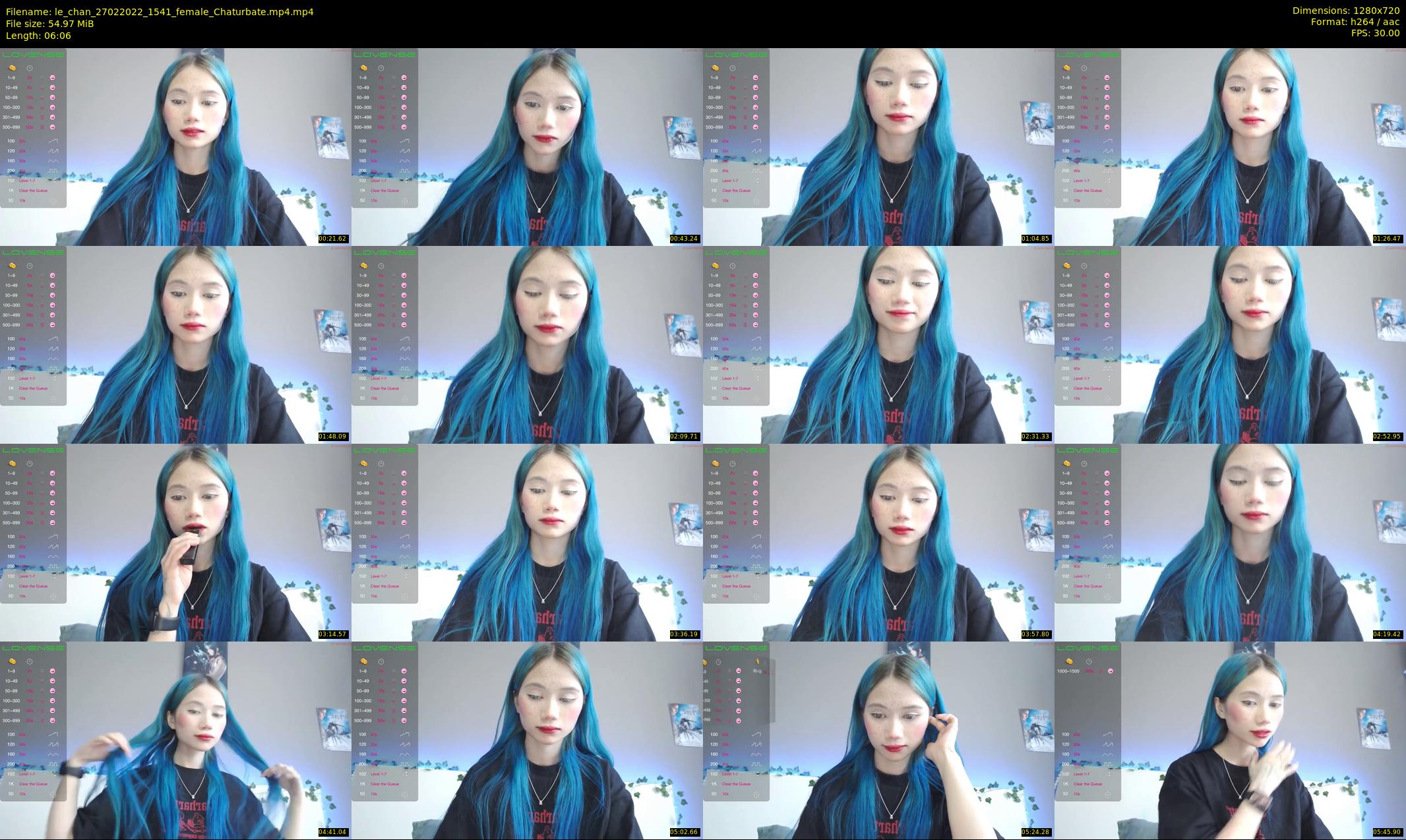 le_chan — 7 minute Chaturbate female cam show recording, 720p, Feb 27, 2022