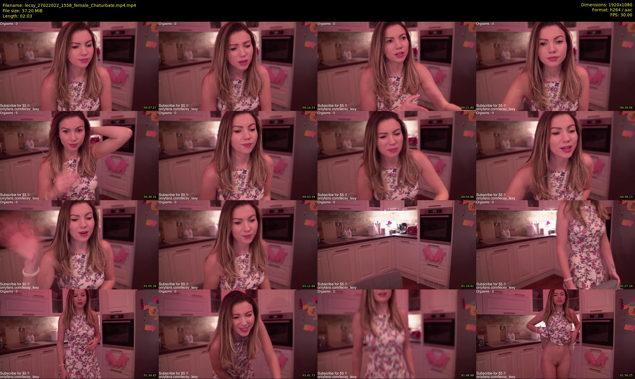 lecsy — 3 minute Chaturbate female cam show recording, 1080p, Feb 27, 2022