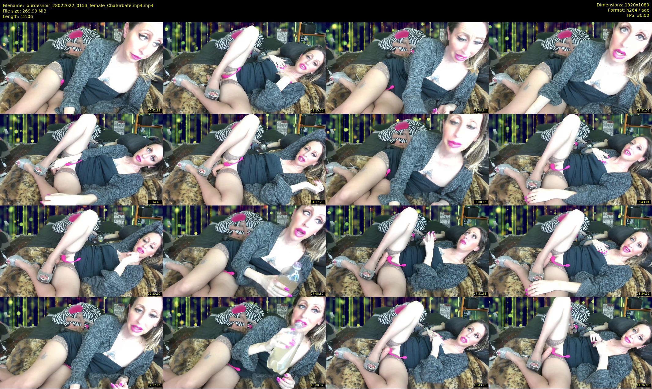lourdesnoir — 13 minute Chaturbate female cam show recording, 1080p, Feb 28, 2022