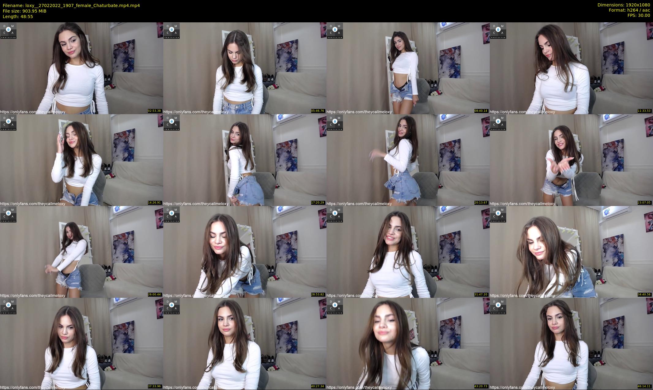 loxy_ — 49 minute Chaturbate female cam show recording, 1080p, Feb 27, 2022