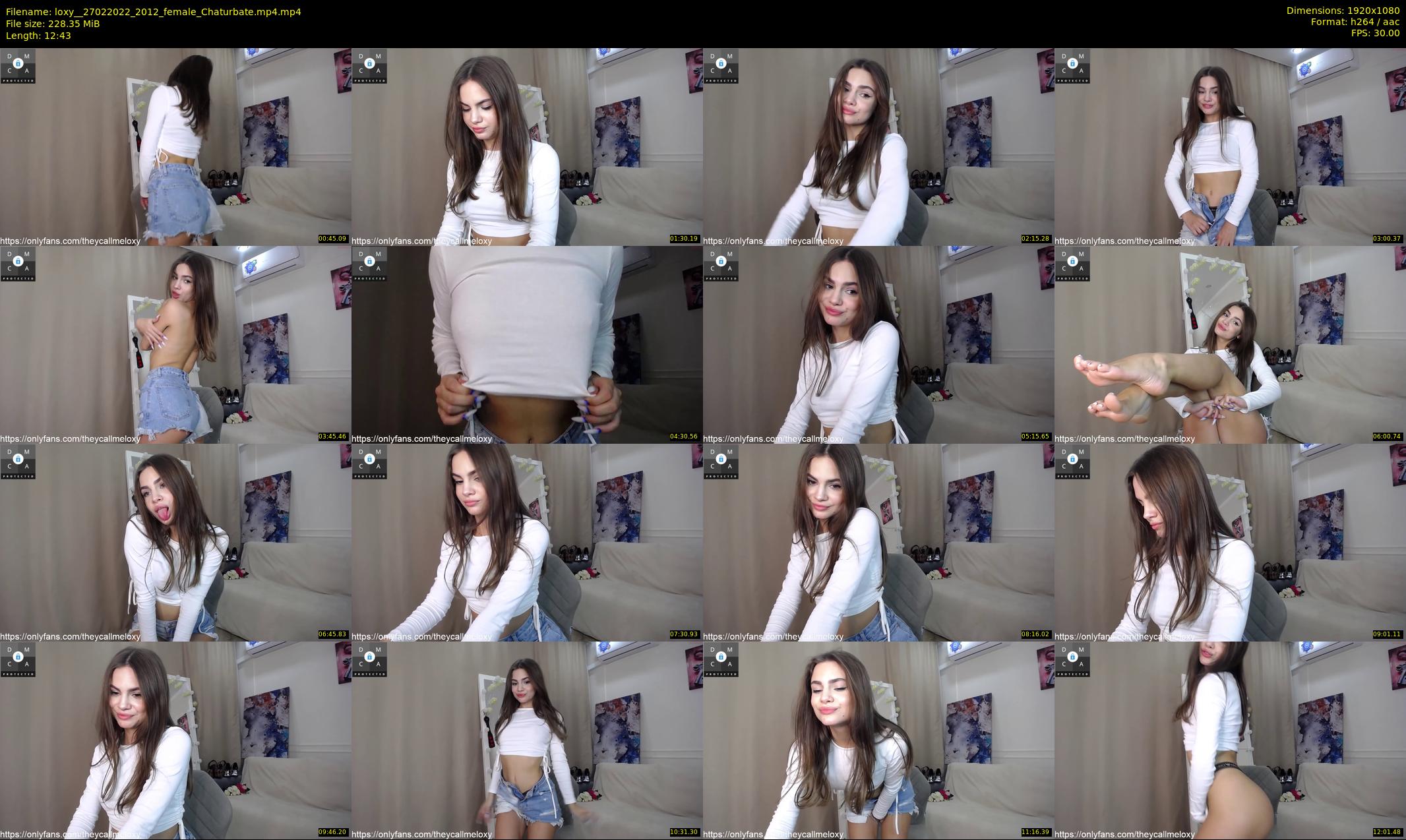 loxy_ — 13 minute Chaturbate female cam show recording, 1080p, Feb 27, 2022