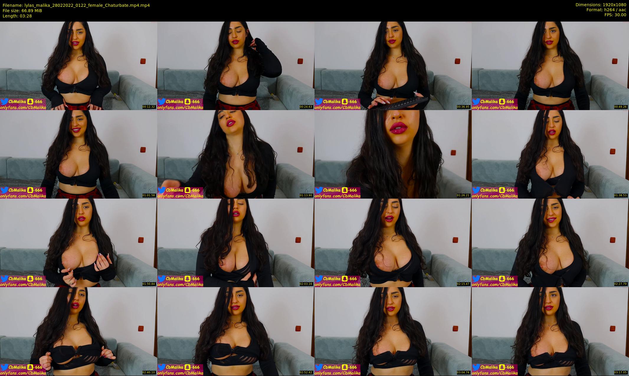 lylas_malika — 4 minute Chaturbate female cam show recording, 1080p, Feb 28, 2022