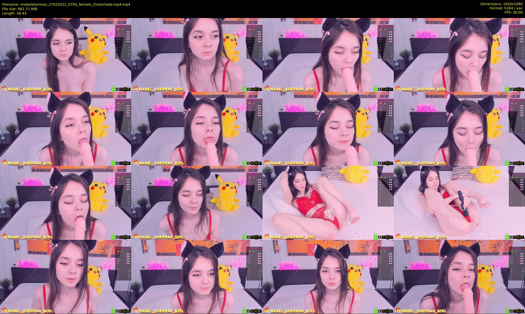 mabelsherman — 40 minute Chaturbate couple cam show recording, 1080p, Feb 27, 2022