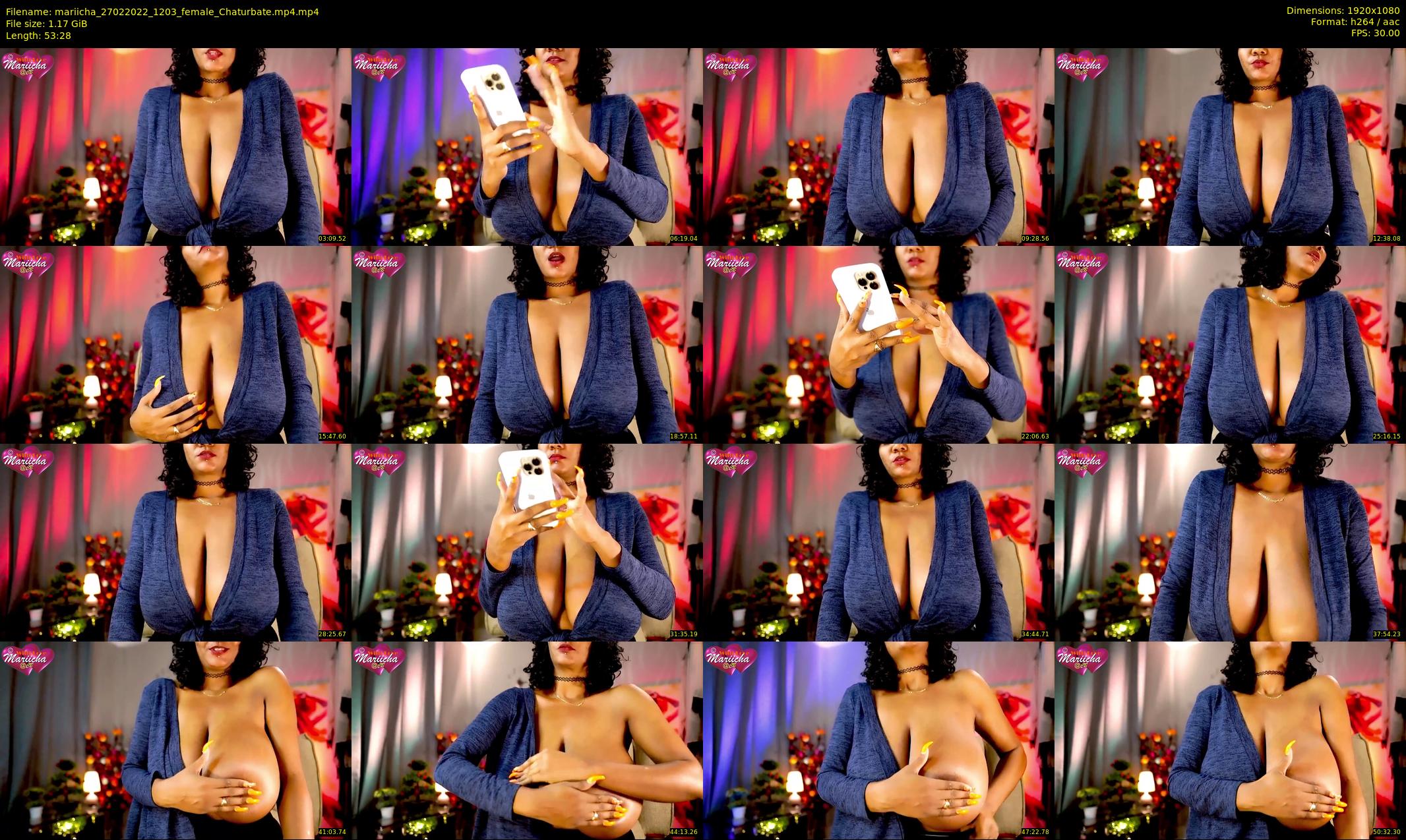 mariicha — 54 minute Chaturbate female cam show recording, 1080p, Feb 27, 2022