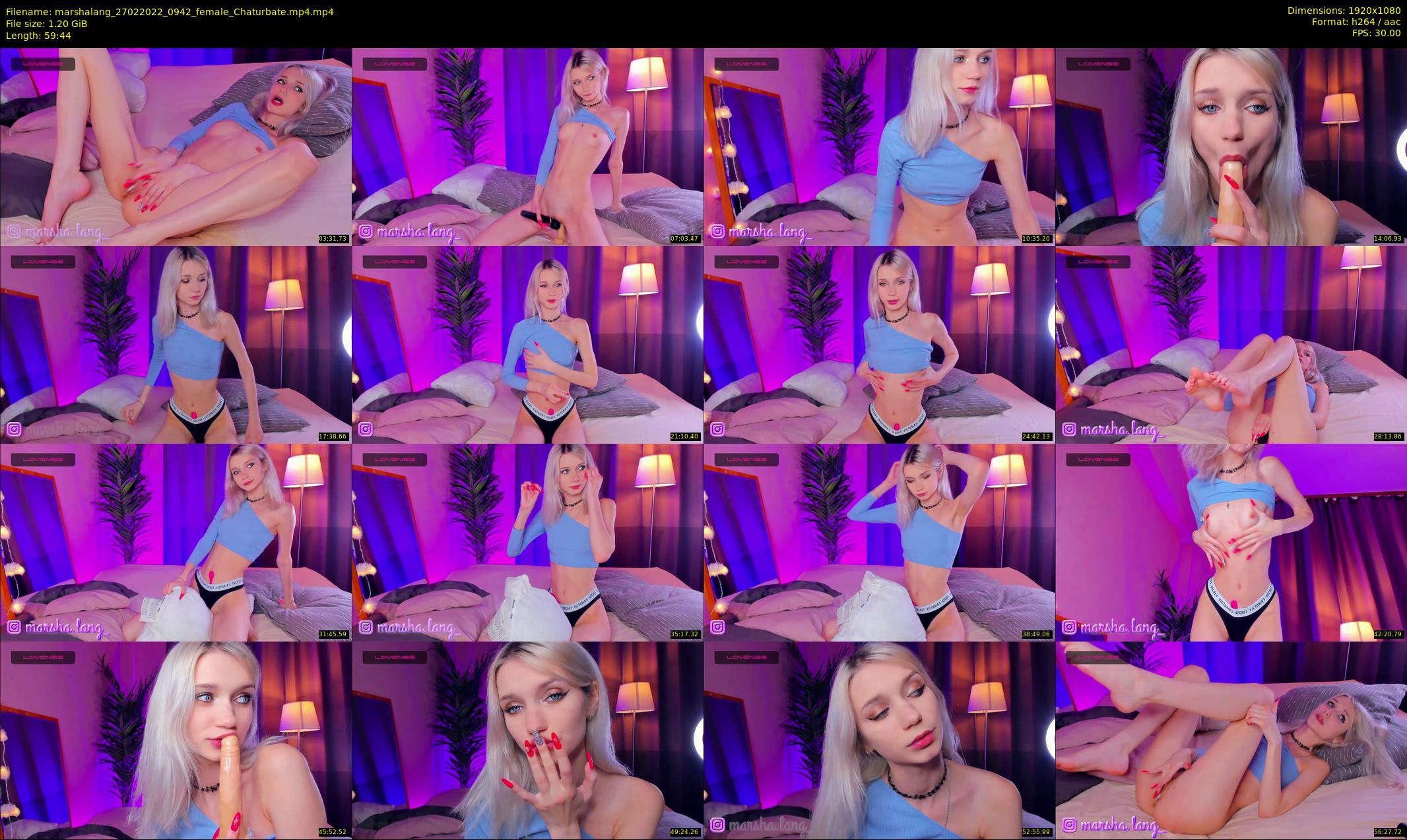 marshalang — 60 minute Chaturbate couple cam show recording, 1080p, Feb 27, 2022