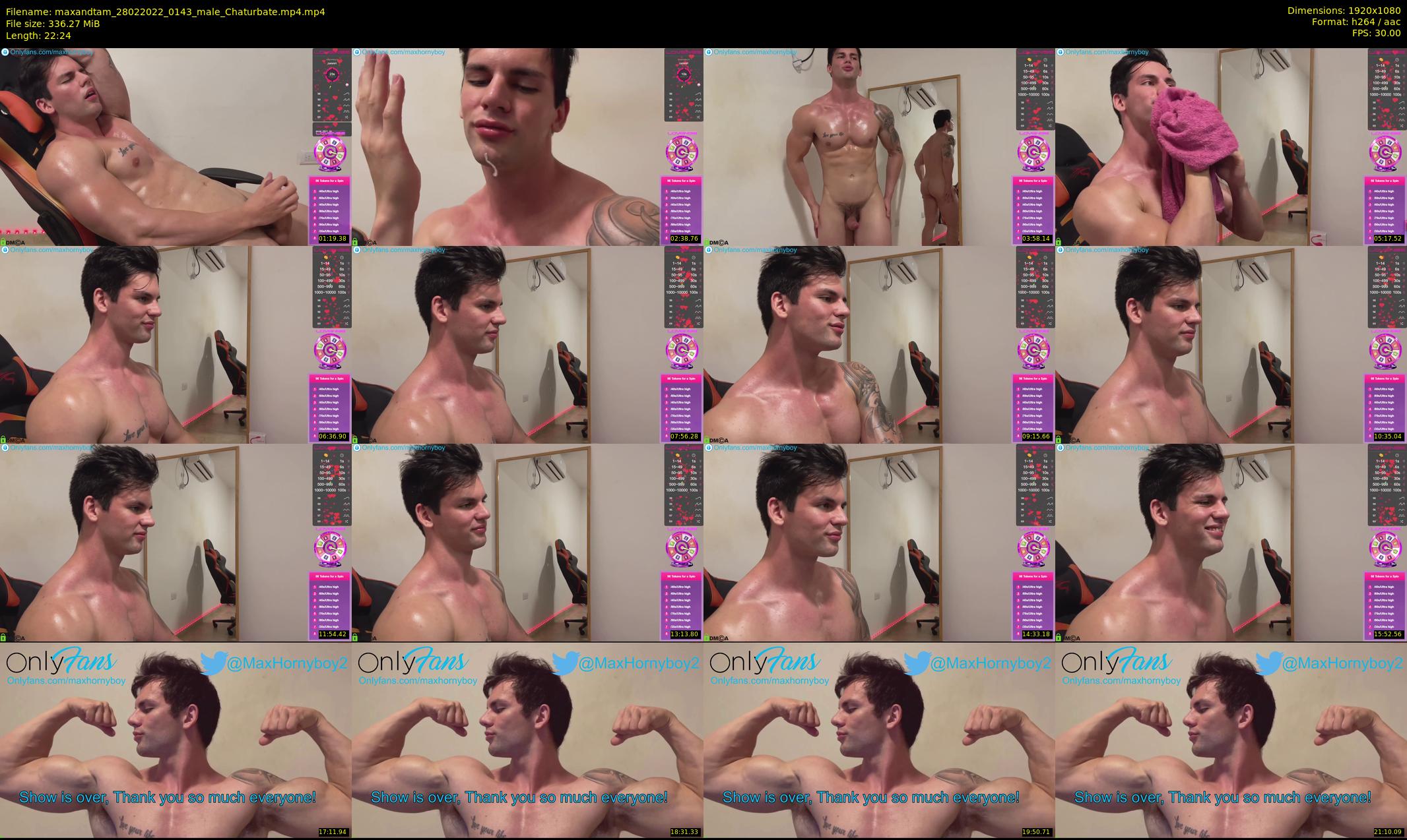 maxandtam — 23 minute Chaturbate couple cam show recording, 1080p, Feb 28, 2022