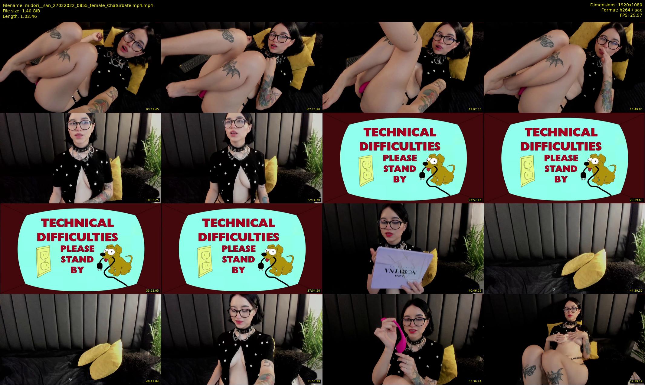 midori__san — 63 minute Chaturbate female cam show recording, 1080p, Feb 27, 2022