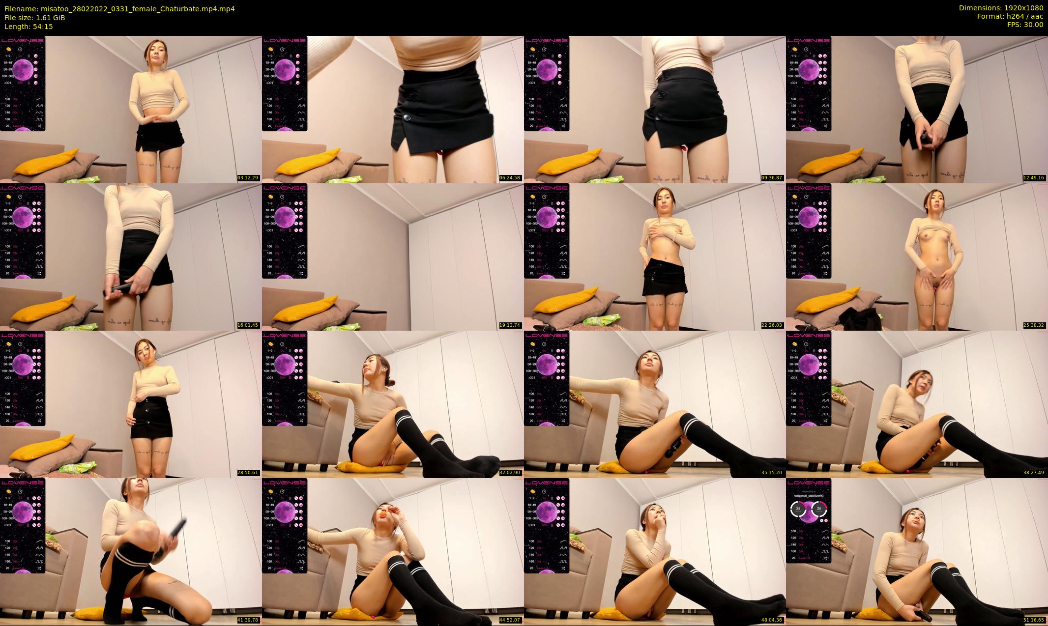 misatoo — 55 minute Chaturbate female cam show recording, 1080p, Feb 28, 2022