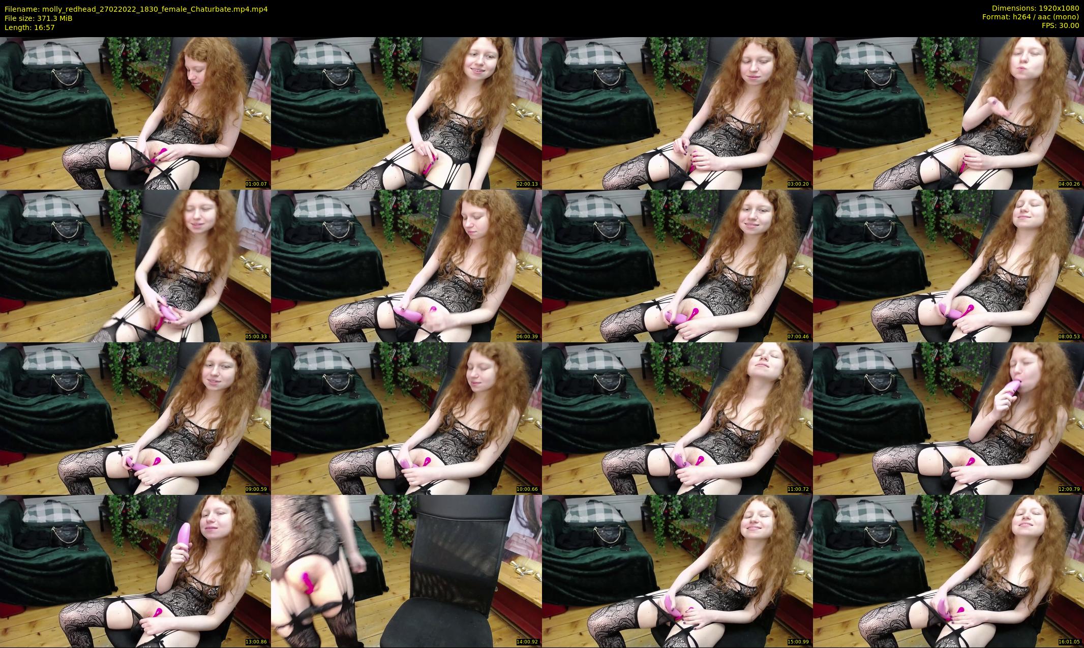 molly_redhead — 17 minute Chaturbate female cam show recording, 1080p, Feb 27, 2022