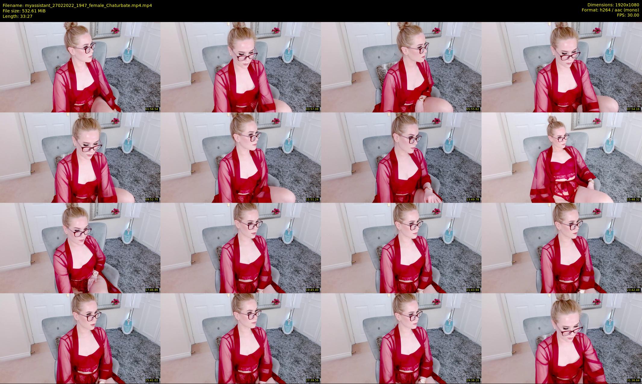 myassistant — 34 minute Chaturbate female cam show recording, 1080p, Feb 27, 2022