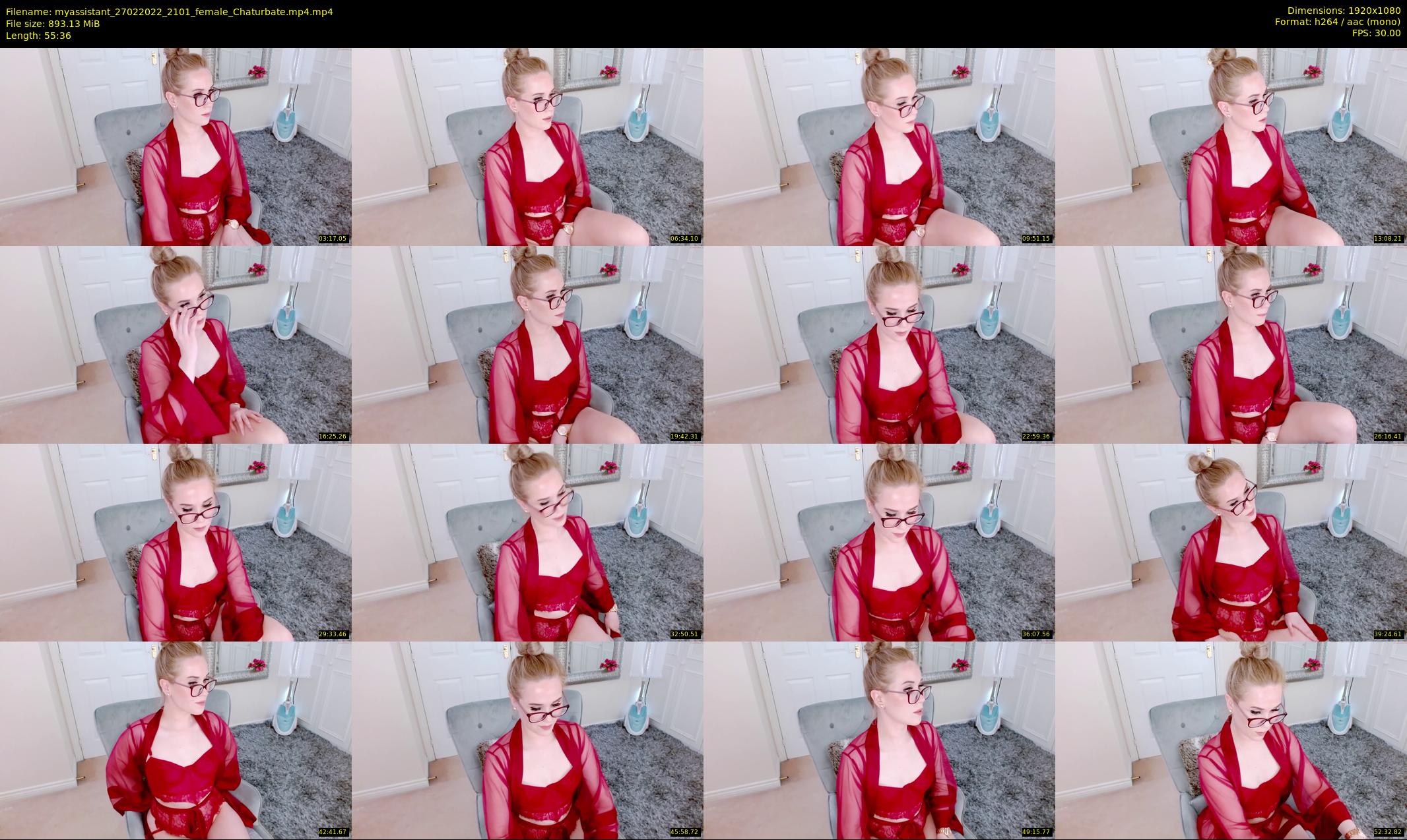 myassistant — 56 minute Chaturbate female cam show recording, 1080p, Feb 27, 2022
