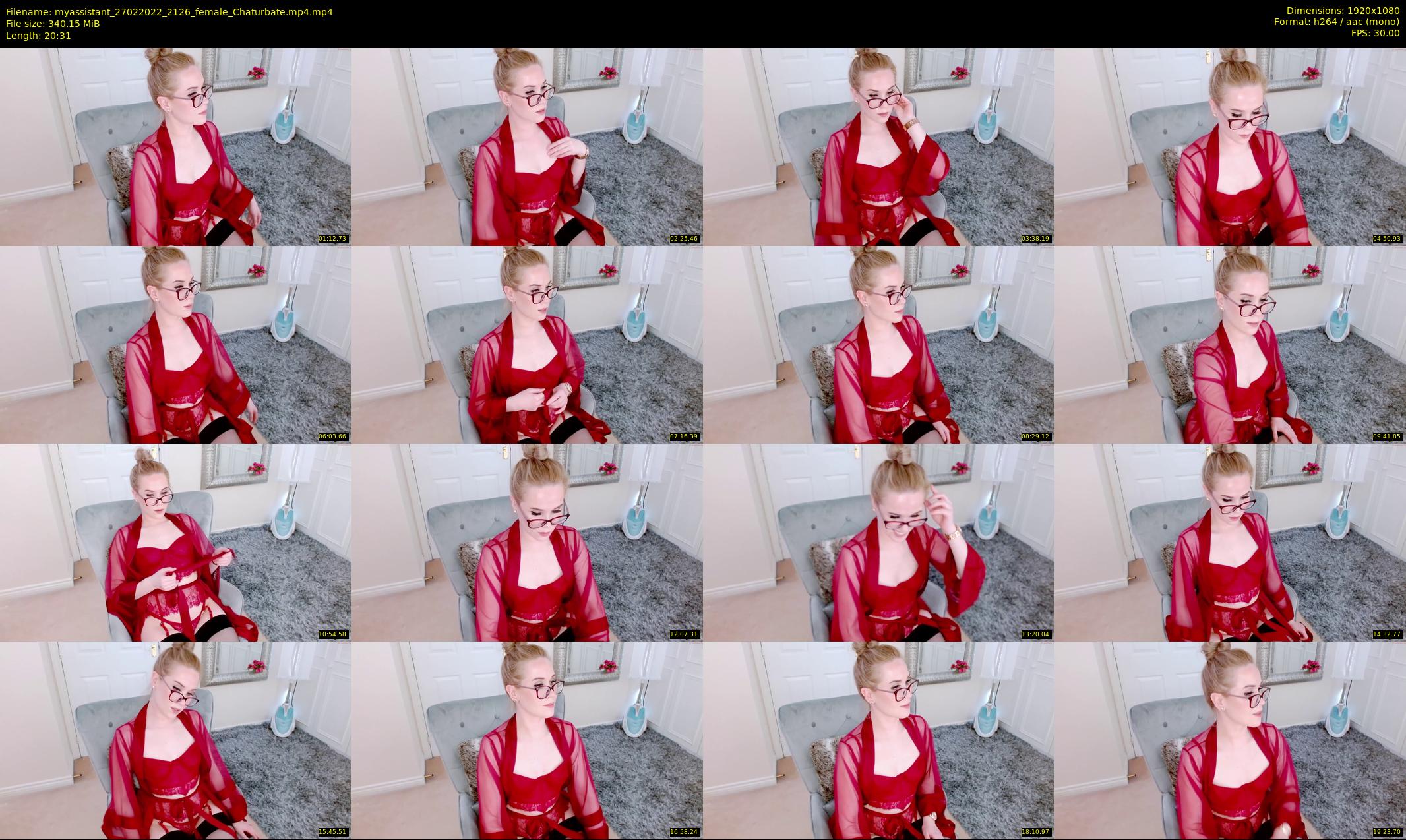 myassistant — 21 minute Chaturbate female cam show recording, 1080p, Feb 27, 2022