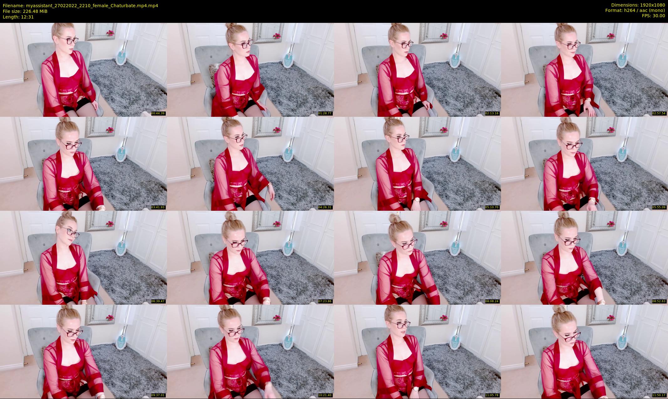 myassistant — 13 minute Chaturbate female cam show recording, 1080p, Feb 27, 2022