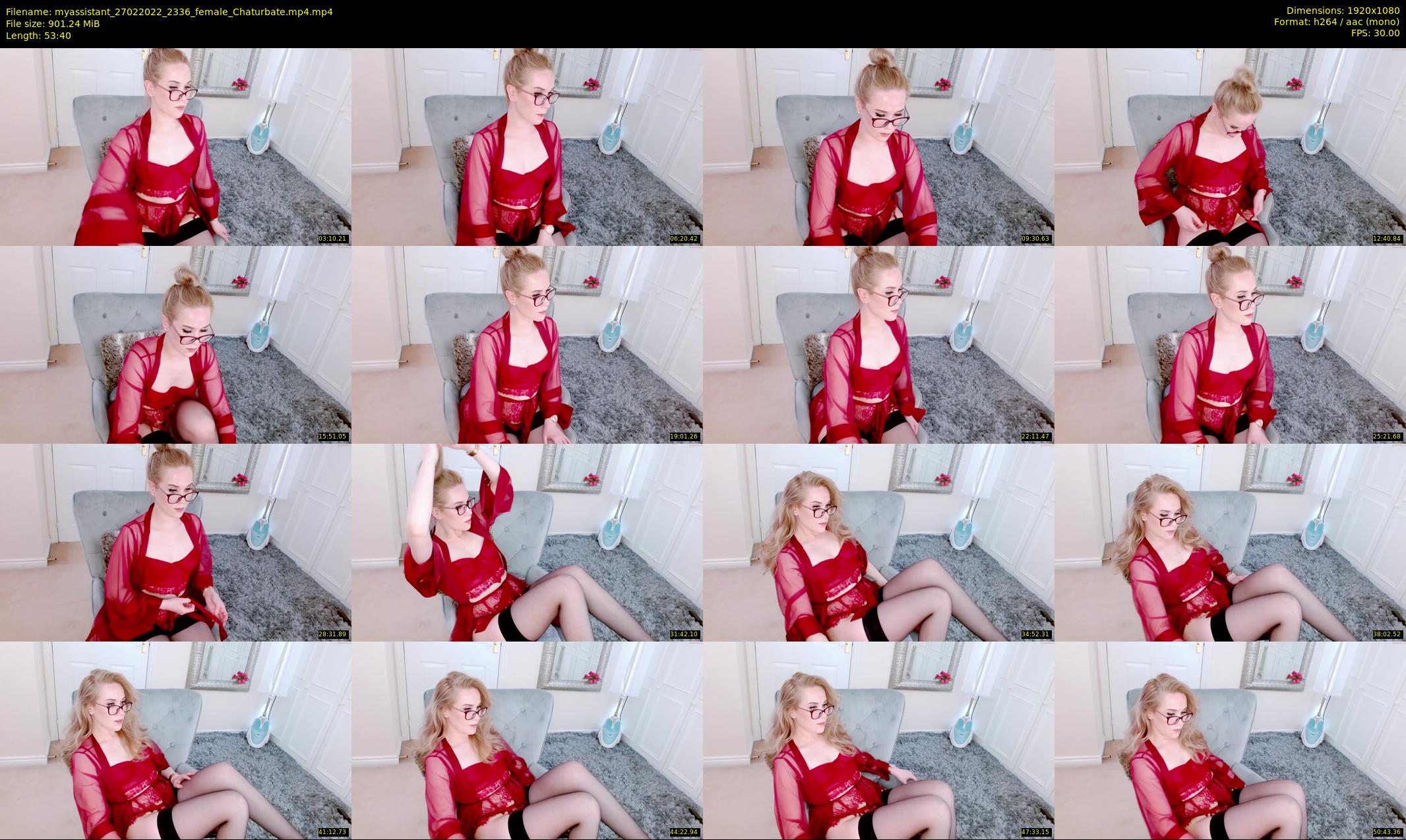 myassistant — 54 minute Chaturbate female cam show recording, 1080p, Feb 27, 2022