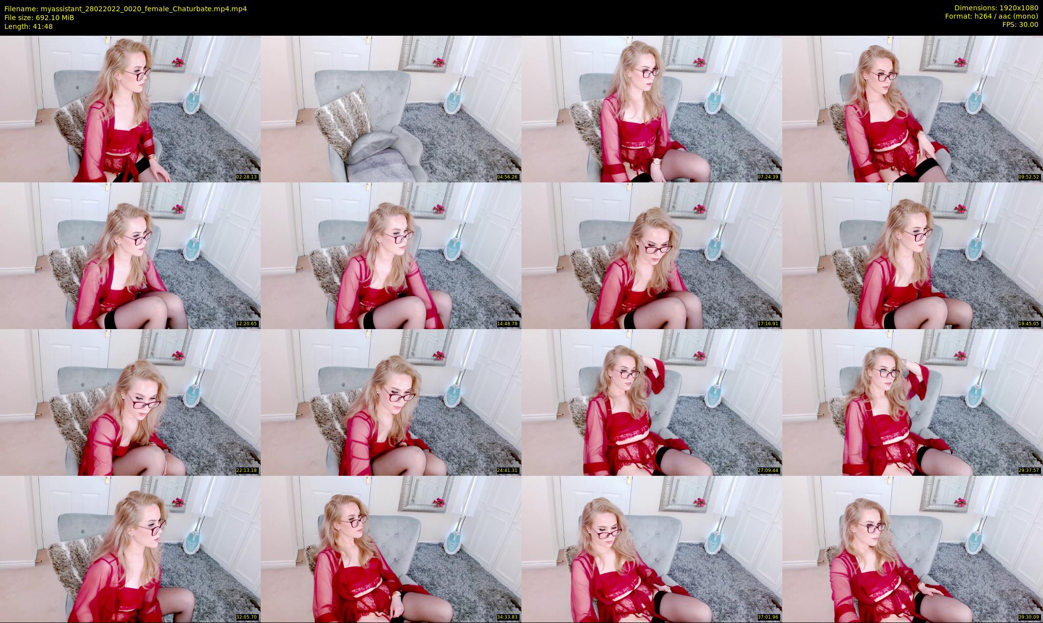 myassistant — 42 minute Chaturbate female cam show recording, 1080p, Feb 28, 2022
