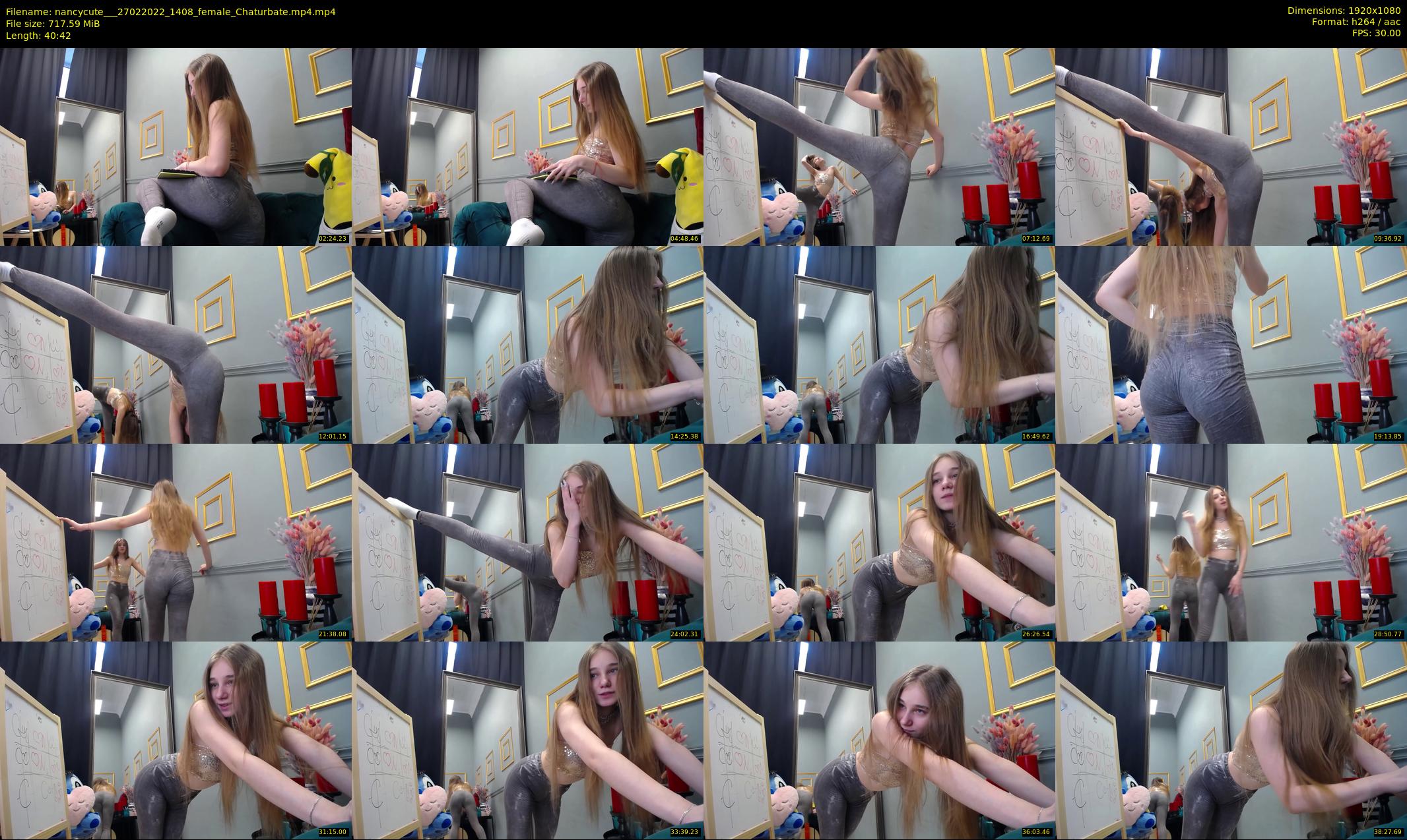 nancycute__ — 41 minute Chaturbate female cam show recording, 1080p, Feb 27, 2022