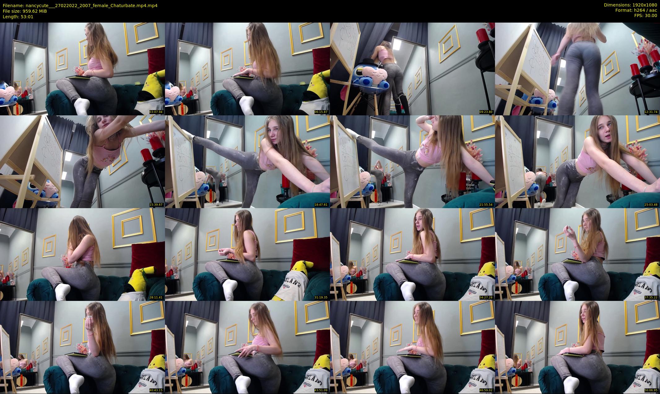 nancycute__ — 54 minute Chaturbate female cam show recording, 1080p, Feb 27, 2022