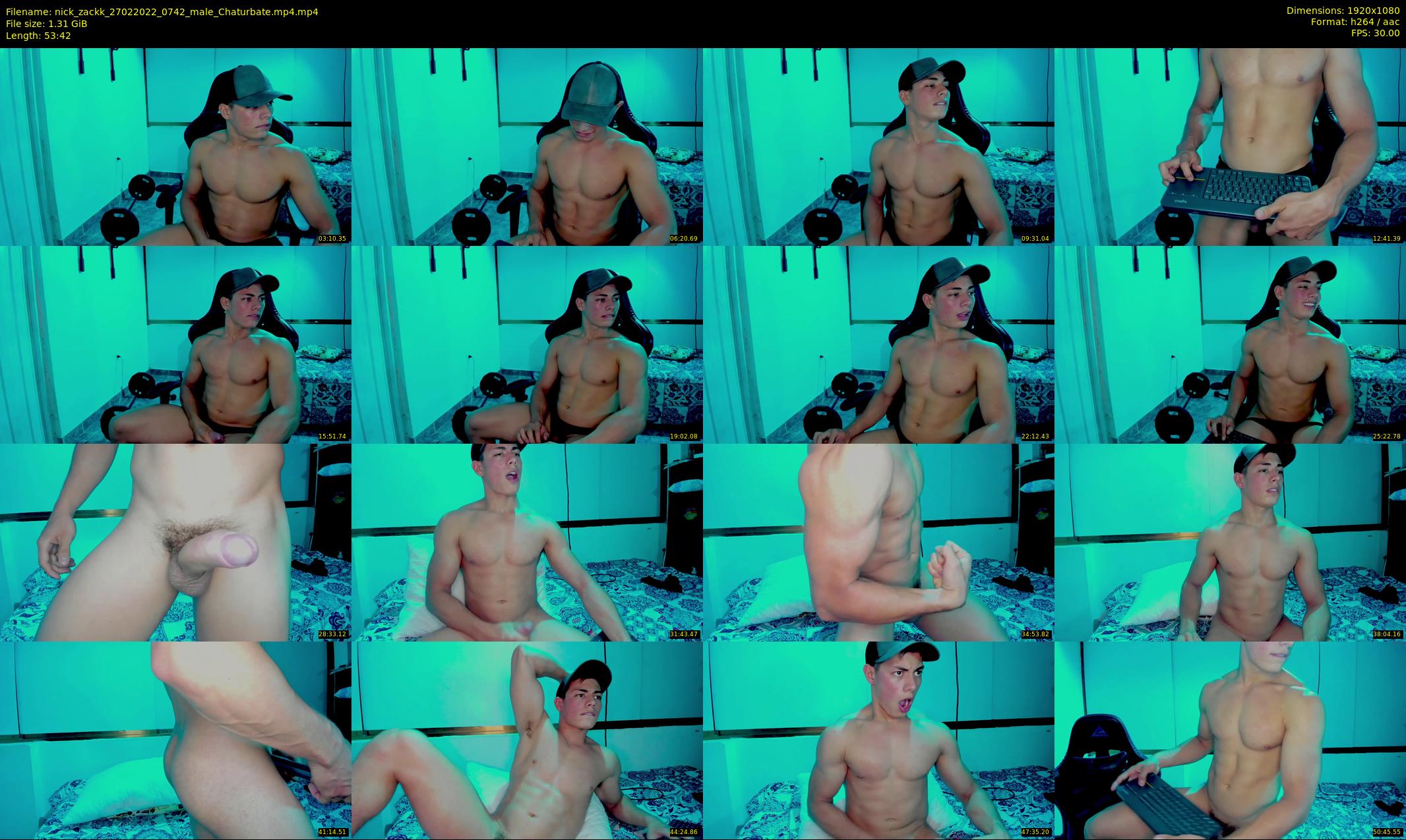 nick_zackk — 54 minute Chaturbate male cam show recording, 1080p, Feb 27, 2022