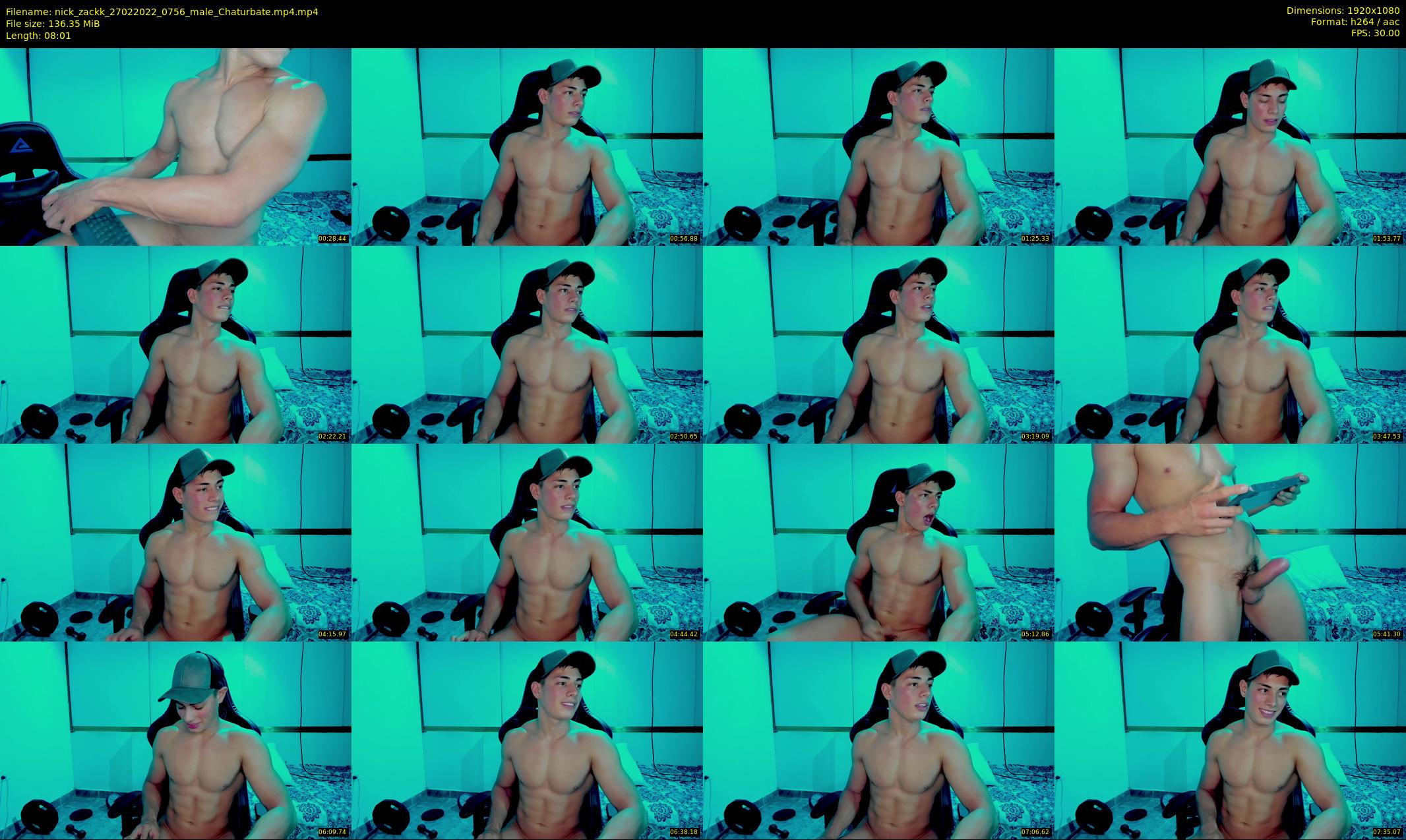 nick_zackk — 9 minute Chaturbate male cam show recording, 1080p, Feb 27, 2022