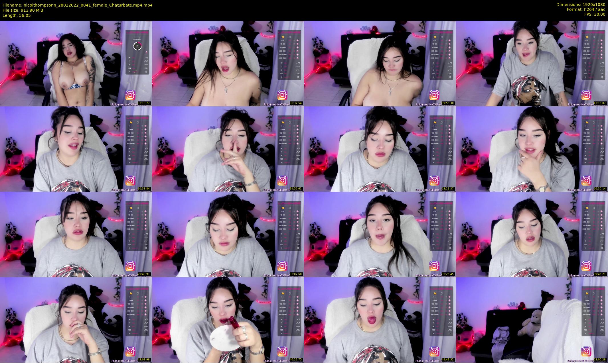 nicolthompsonn — 57 minute Chaturbate female cam show recording, 1080p, Feb 28, 2022