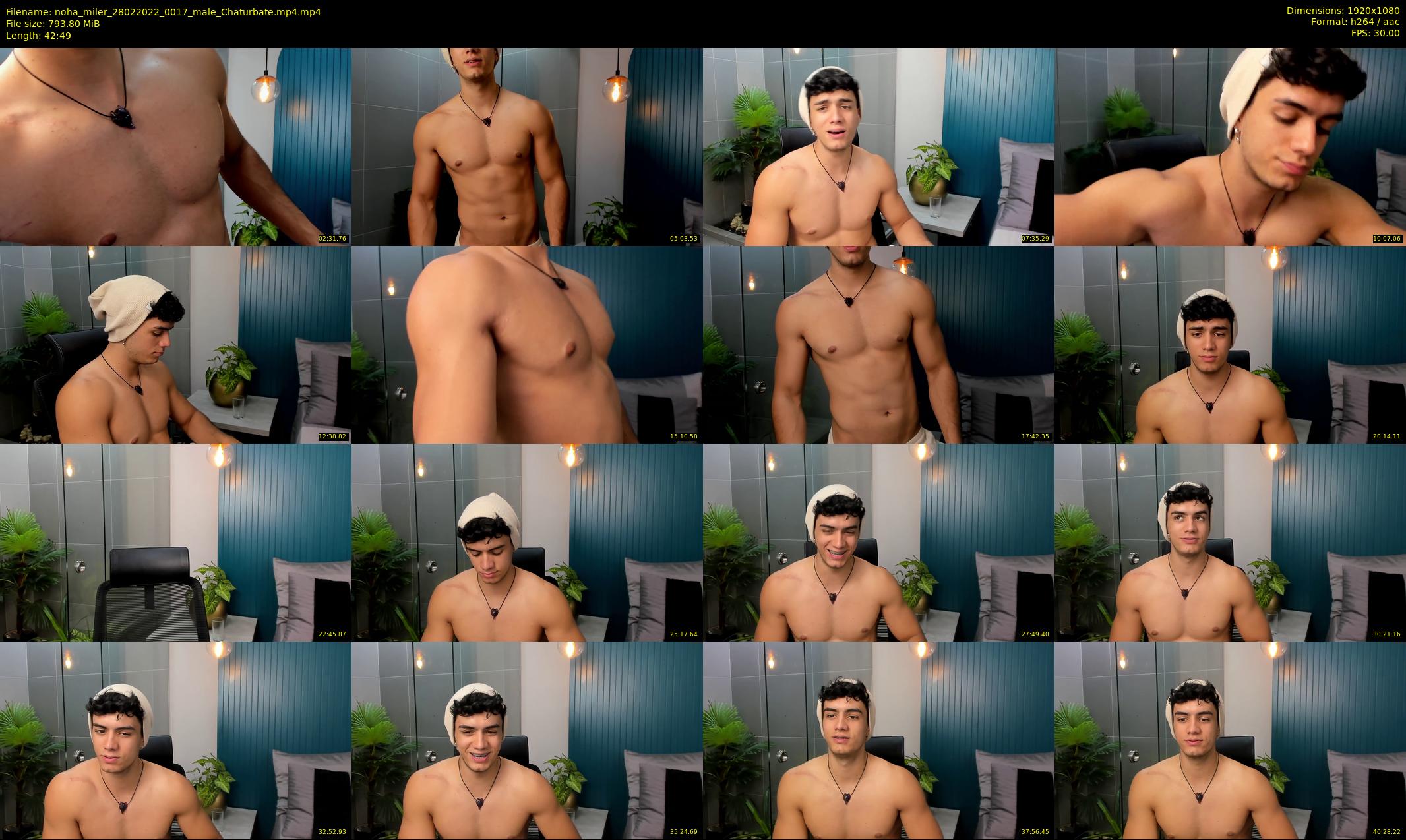 noha_miler — 43 minute Chaturbate male cam show recording, 1080p, Feb 28, 2022