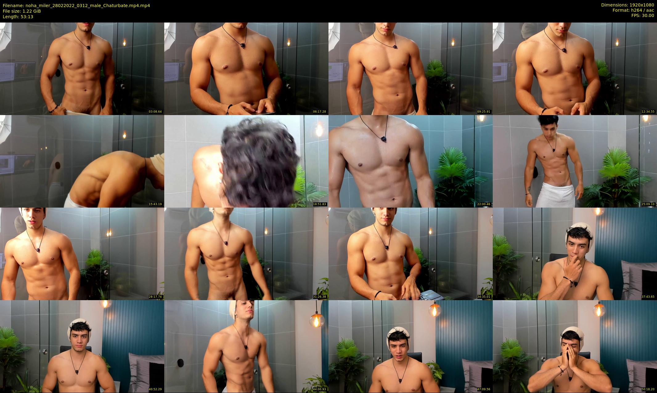 noha_miler — 54 minute Chaturbate male cam show recording, 1080p, Feb 28, 2022