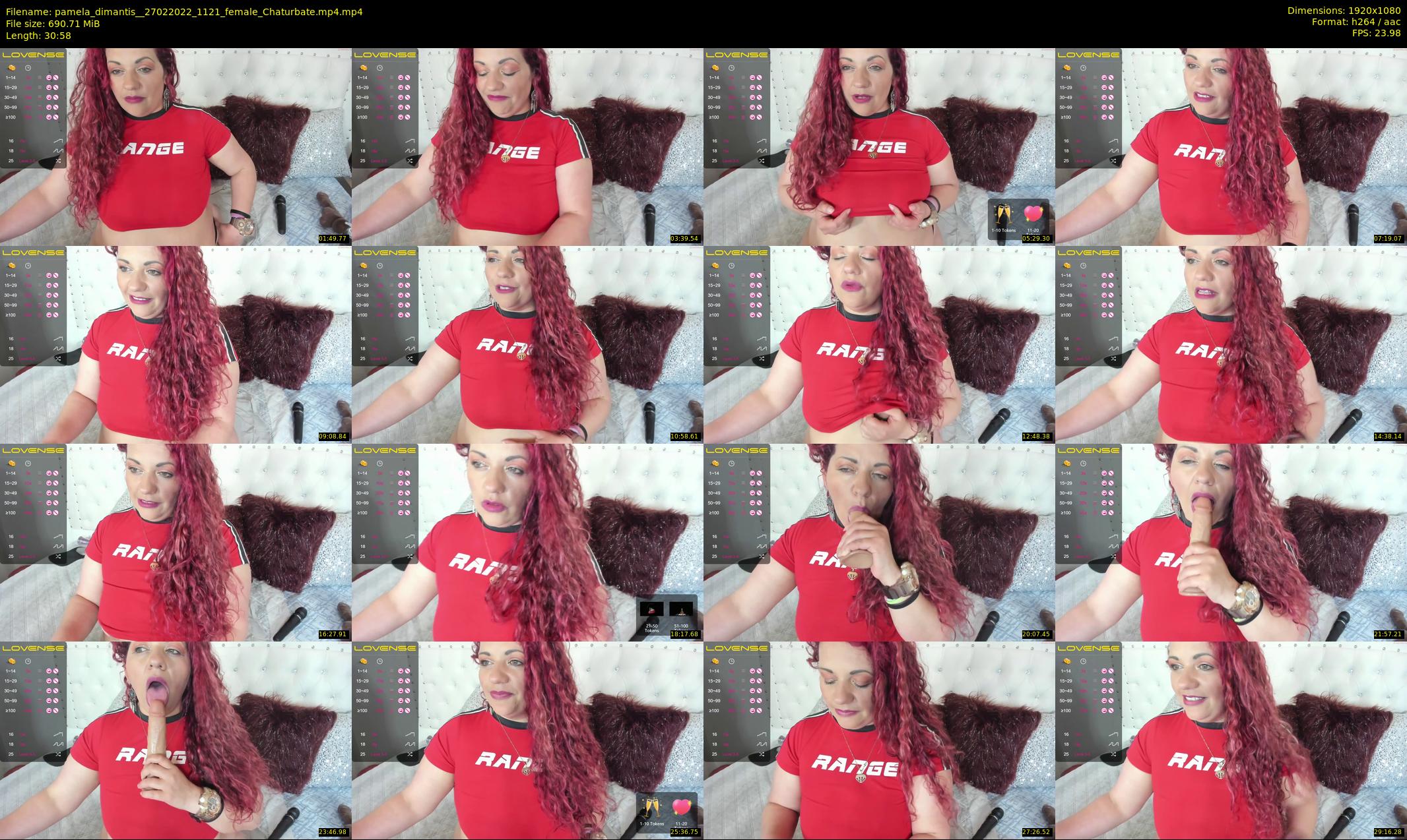 pamela_dimantis_ — 31 minute Chaturbate female cam show recording, 1080p, Feb 27, 2022