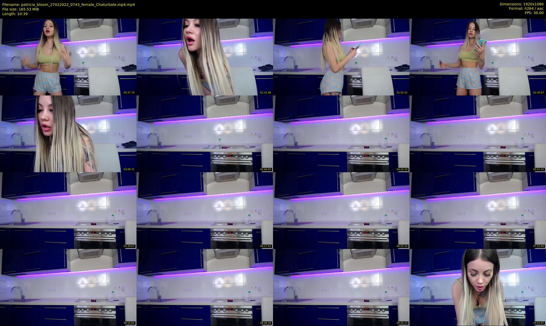 patricia_bloom — 11 minute Chaturbate female cam show recording, 1080p, Feb 27, 2022