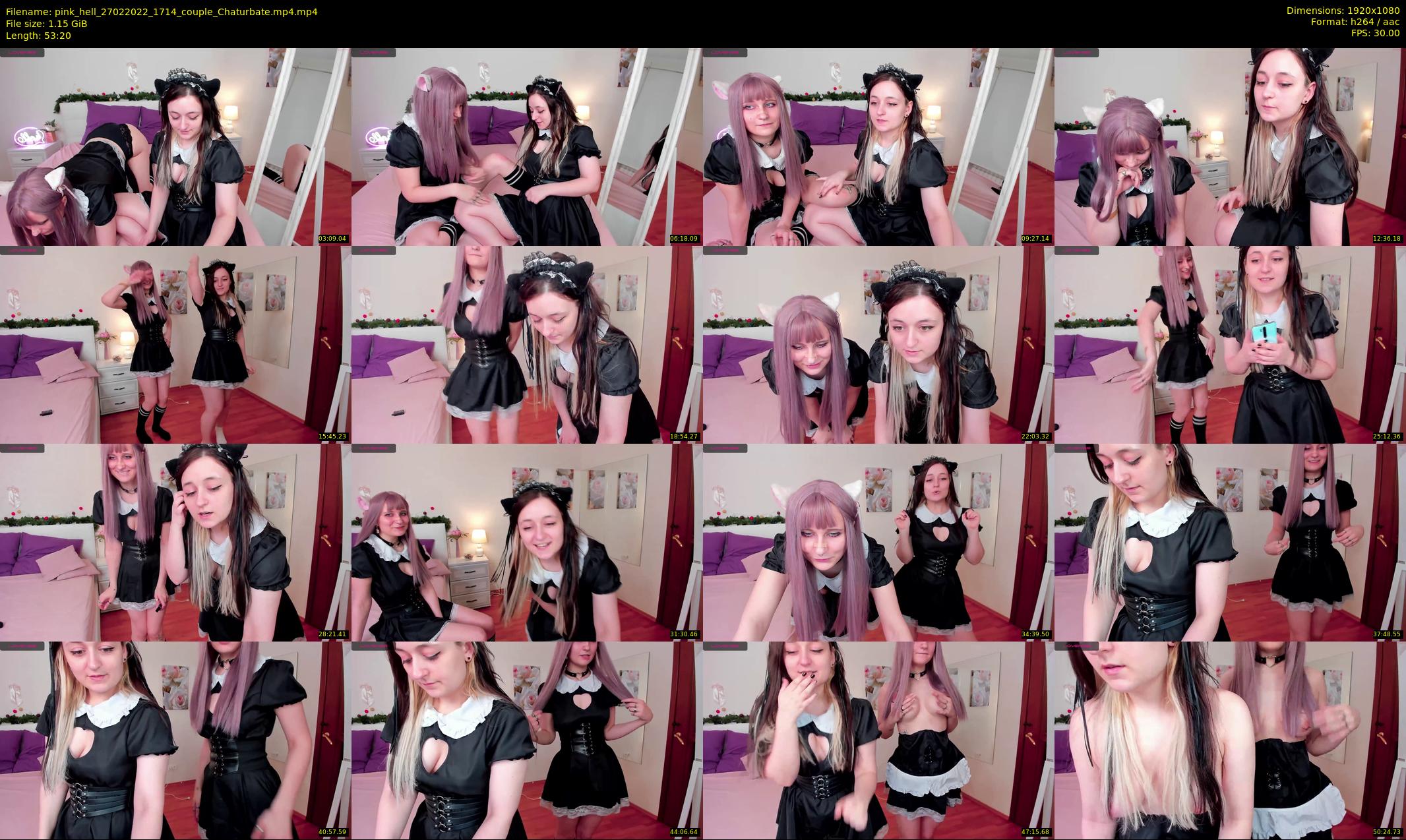 pink_hell — 54 minute Chaturbate female cam show recording, 1080p, Feb 27, 2022