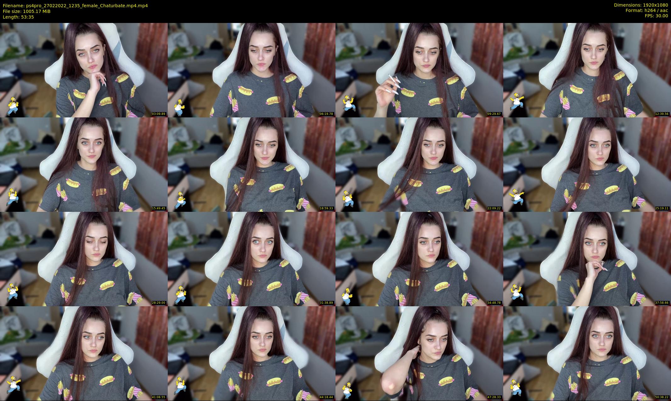 ps4pro — 54 minute Chaturbate female cam show recording, 1080p, Feb 27, 2022