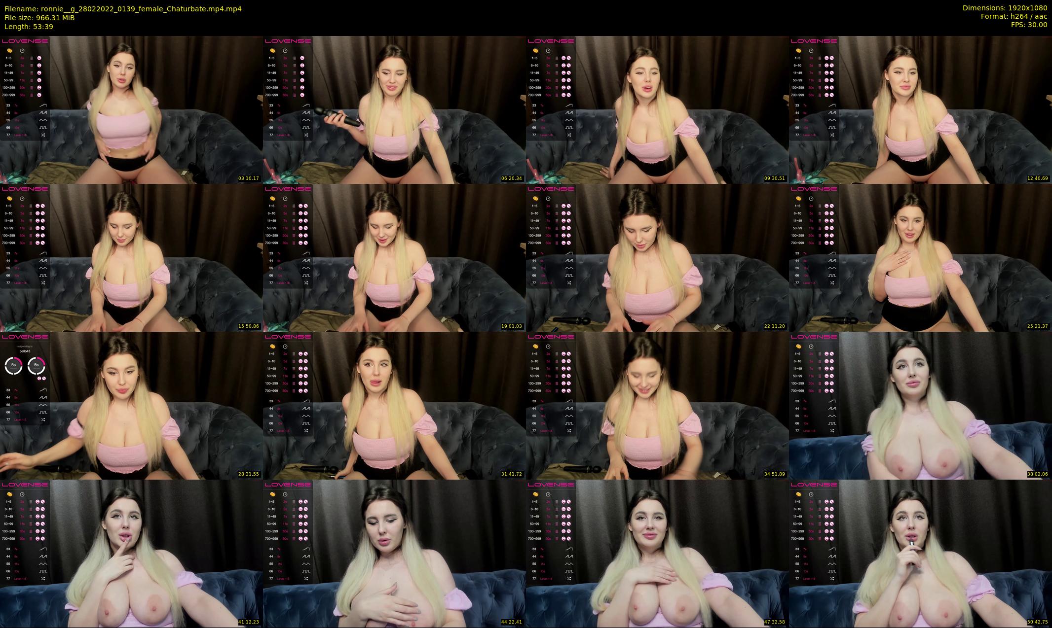 ronnie__g — 54 minute Chaturbate female cam show recording, 1080p, Feb 28, 2022