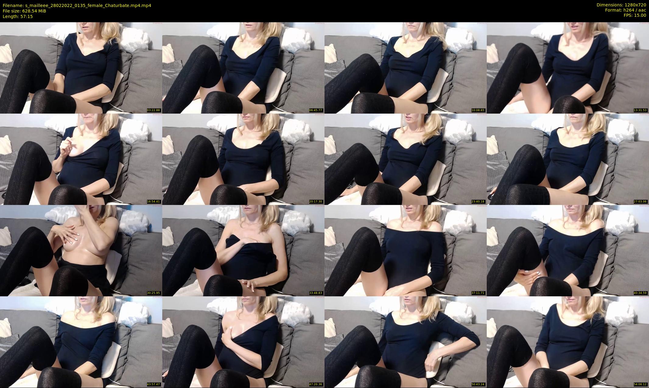 s_mailleee — 58 minute Chaturbate female cam show recording, 720p, Feb 28, 2022