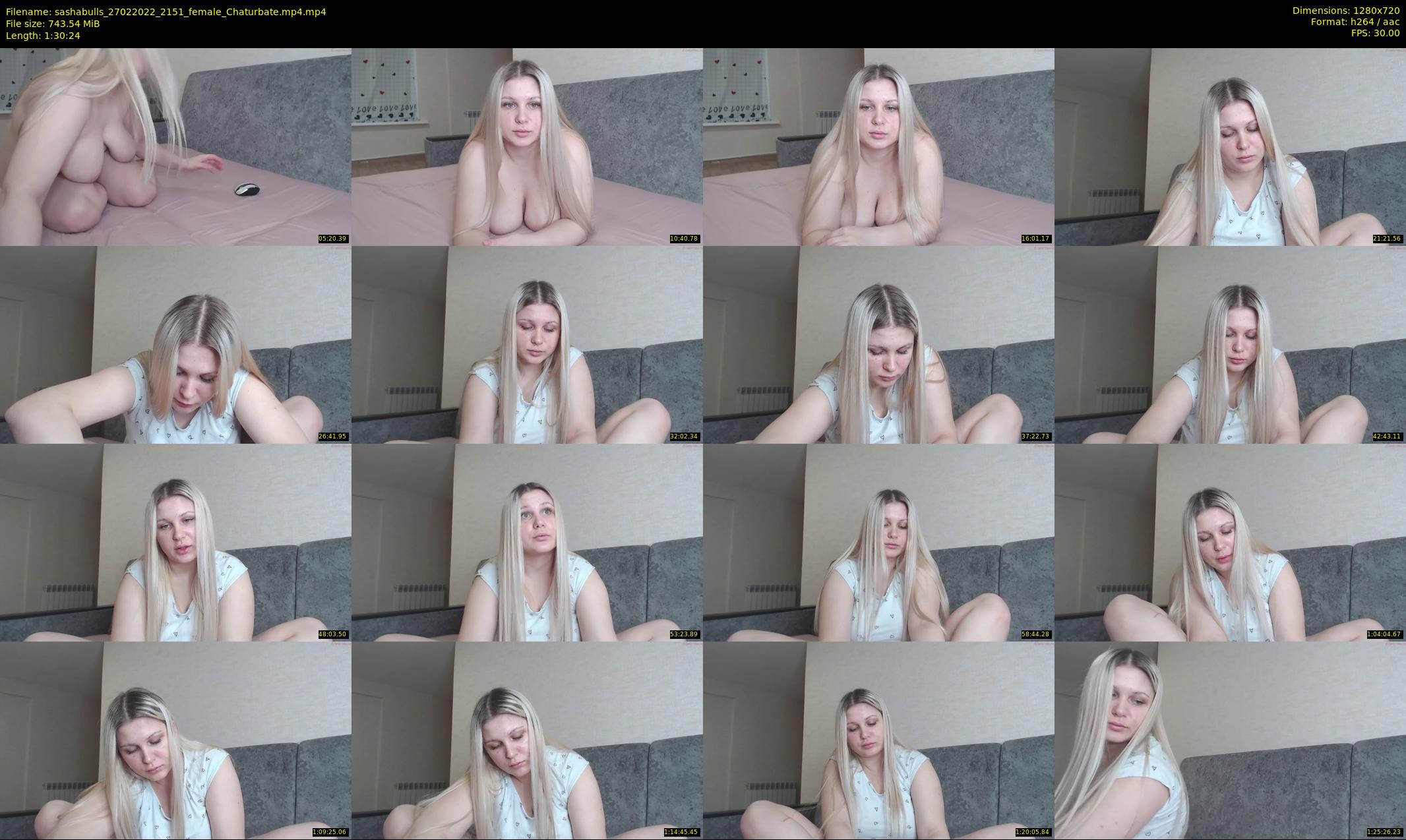 sashabulls — 91 minute Chaturbate couple cam show recording, 720p, Feb 27, 2022