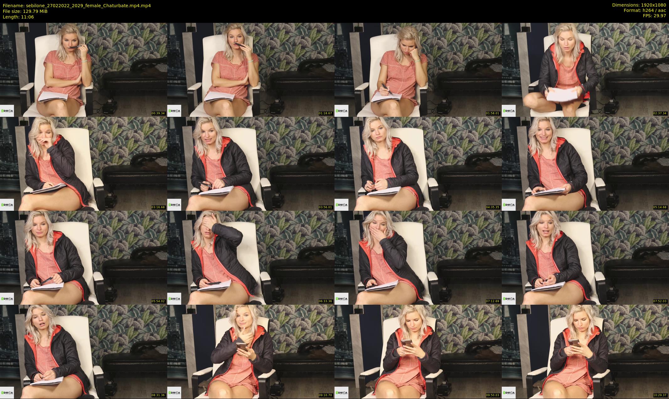 sebilone — 12 minute Chaturbate couple cam show recording, 1080p, Feb 27, 2022