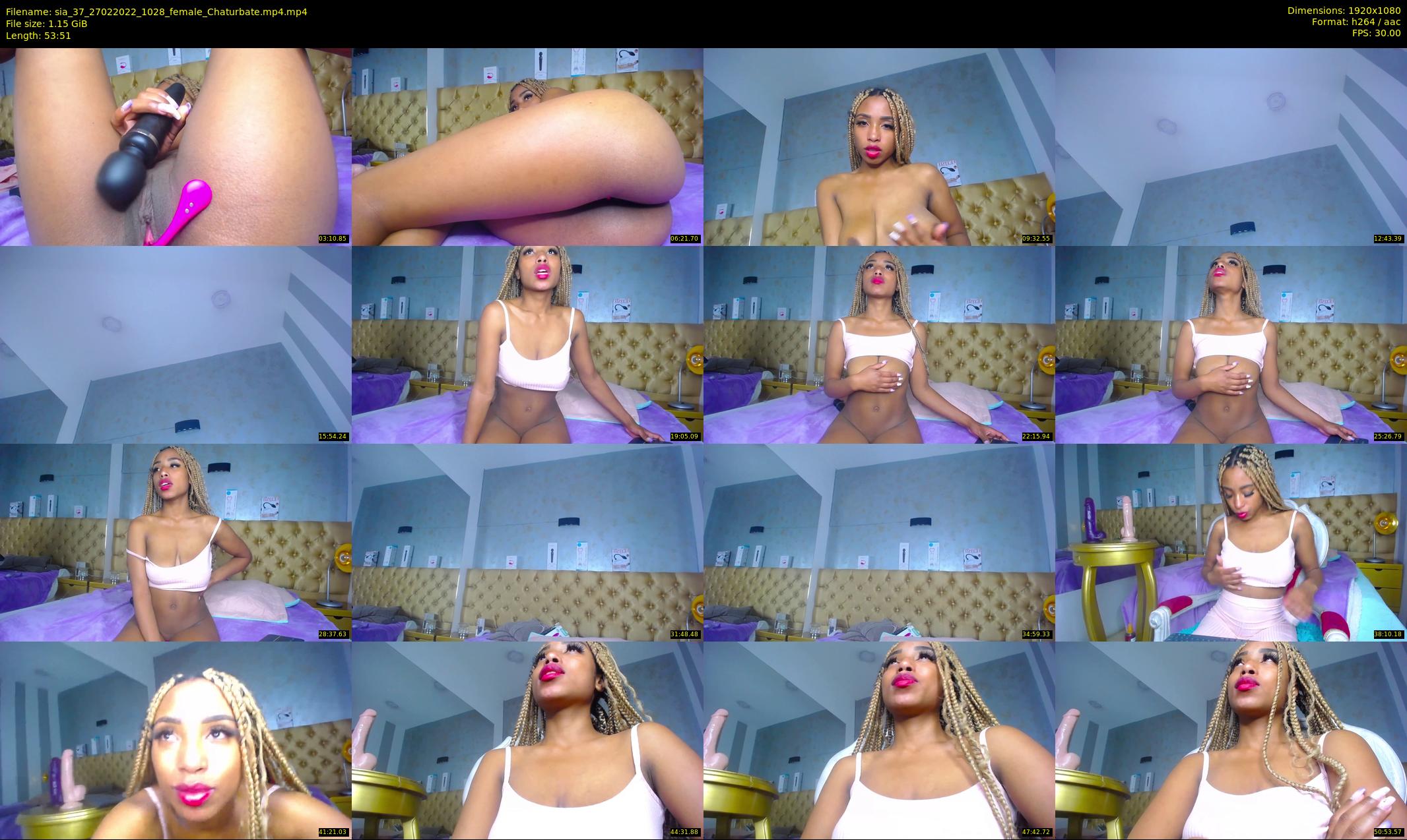 sia_37 — 54 minute Chaturbate female cam show recording, 1080p, Feb 27, 2022