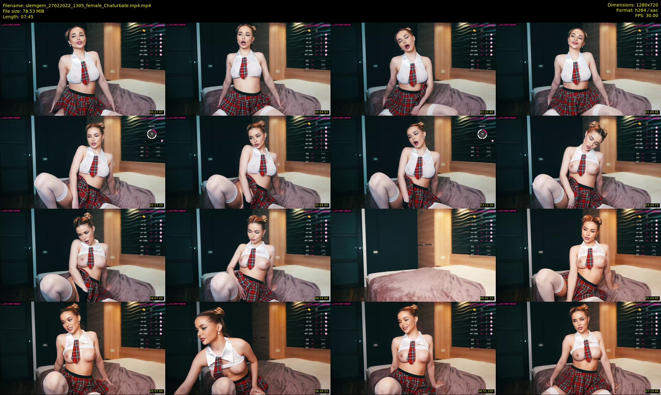 slemgem — 8 minute Chaturbate couple cam show recording, 720p, Feb 27, 2022