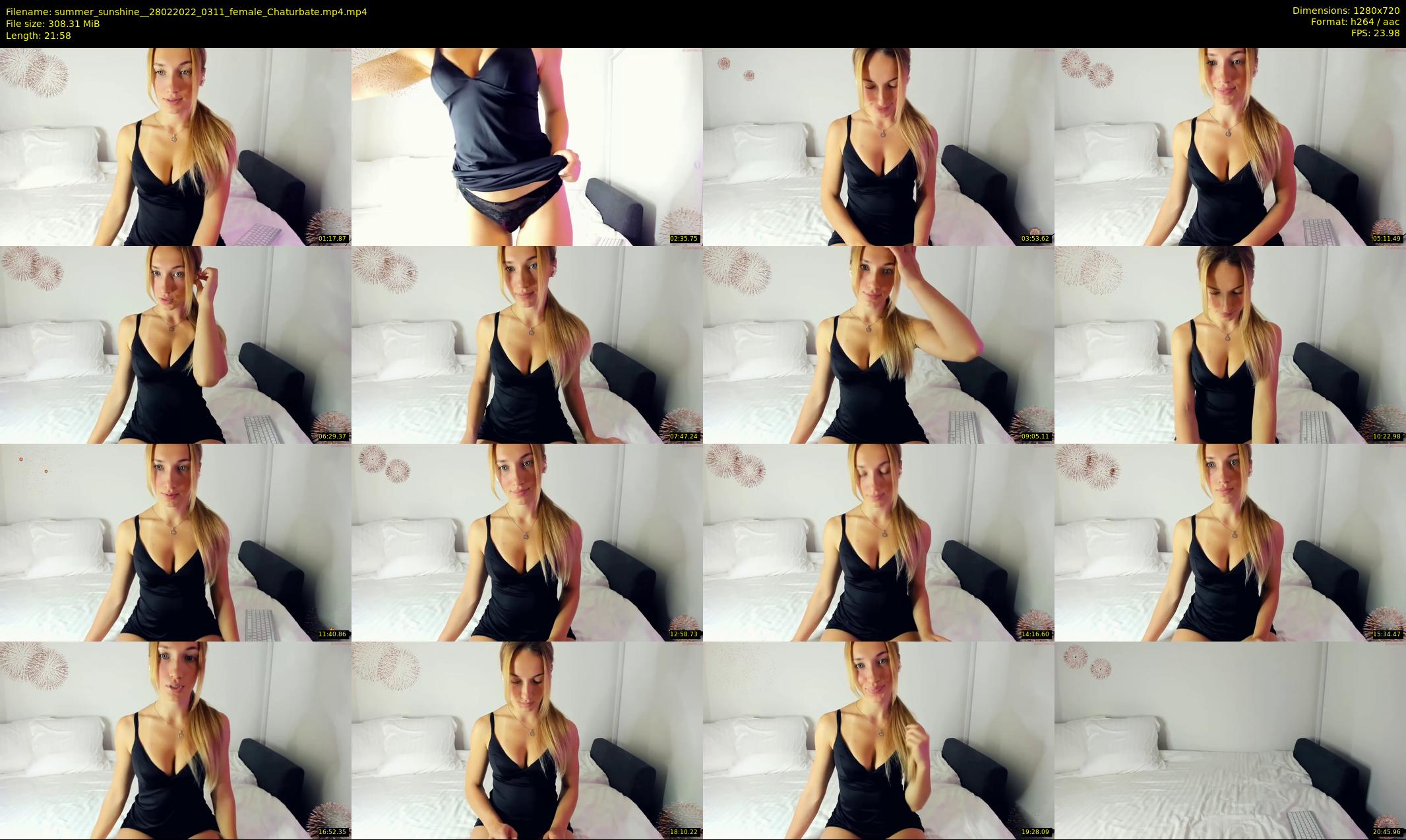 summer_sunshine_ — 22 minute Chaturbate female cam show recording, 720p, Feb 28, 2022